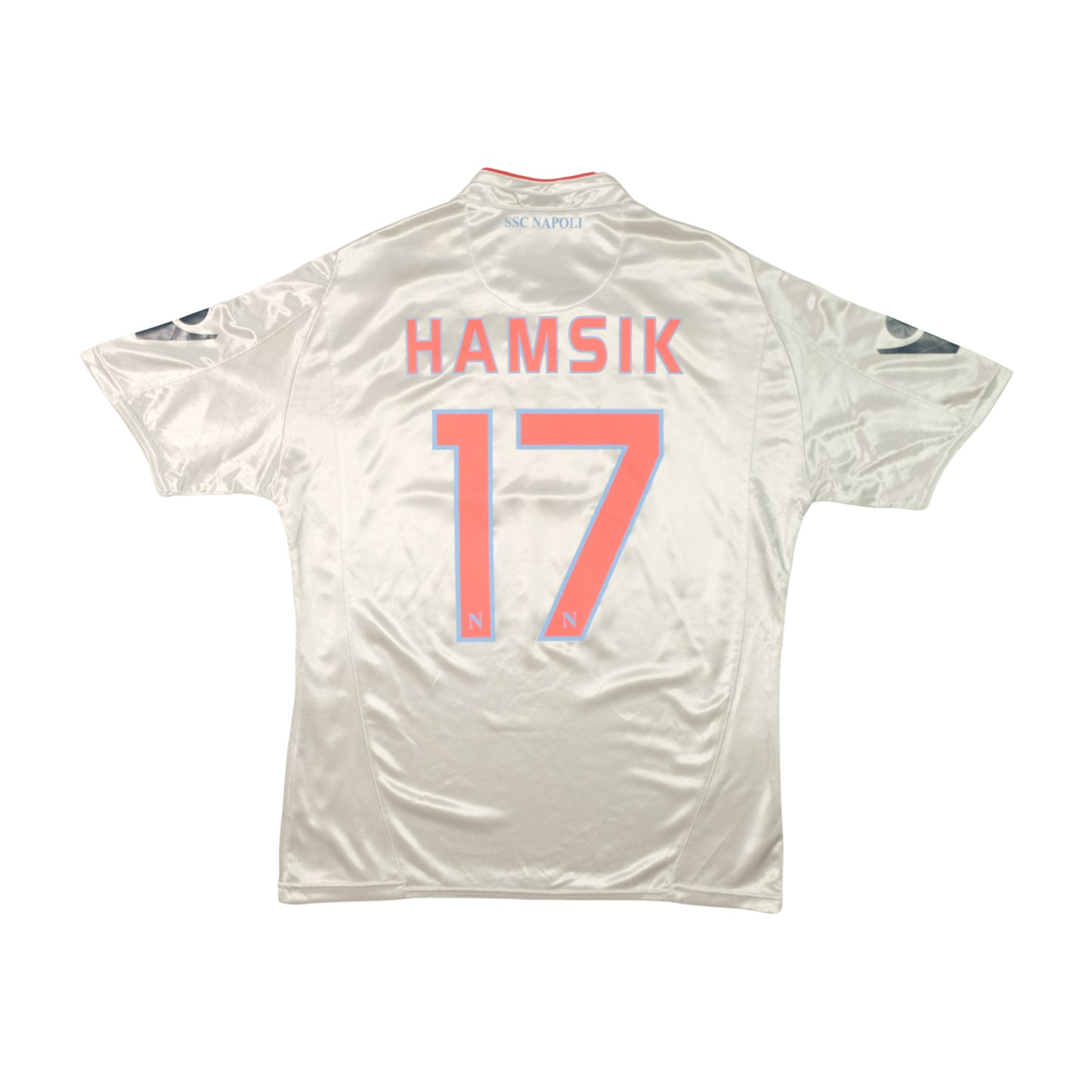 Napoli Italy Hamsik 2009/2010 Macron Away Football Shirt Medium