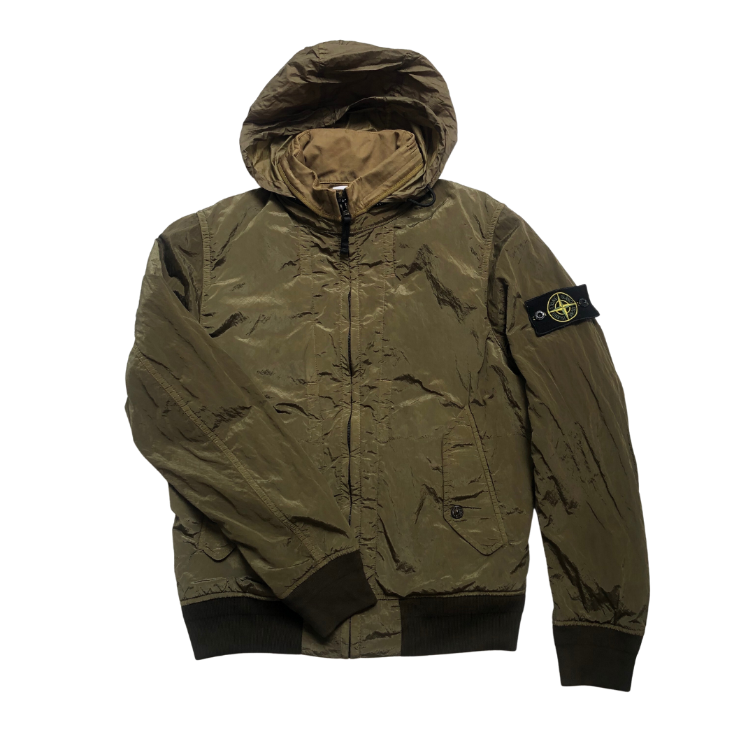 Stone Island S/S 2014 Nylon Metal/Tyvek Shield Jacket Small