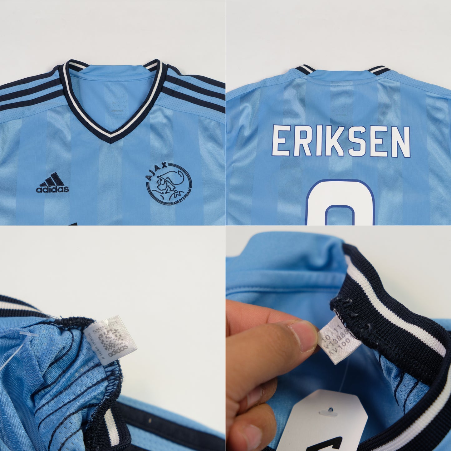 2011/12 Ajax Away Shirt Adidas Eriksen (S)