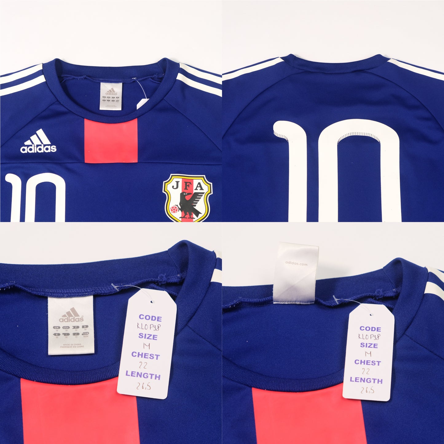 2010 Japan Home Shirt Adidas (M)