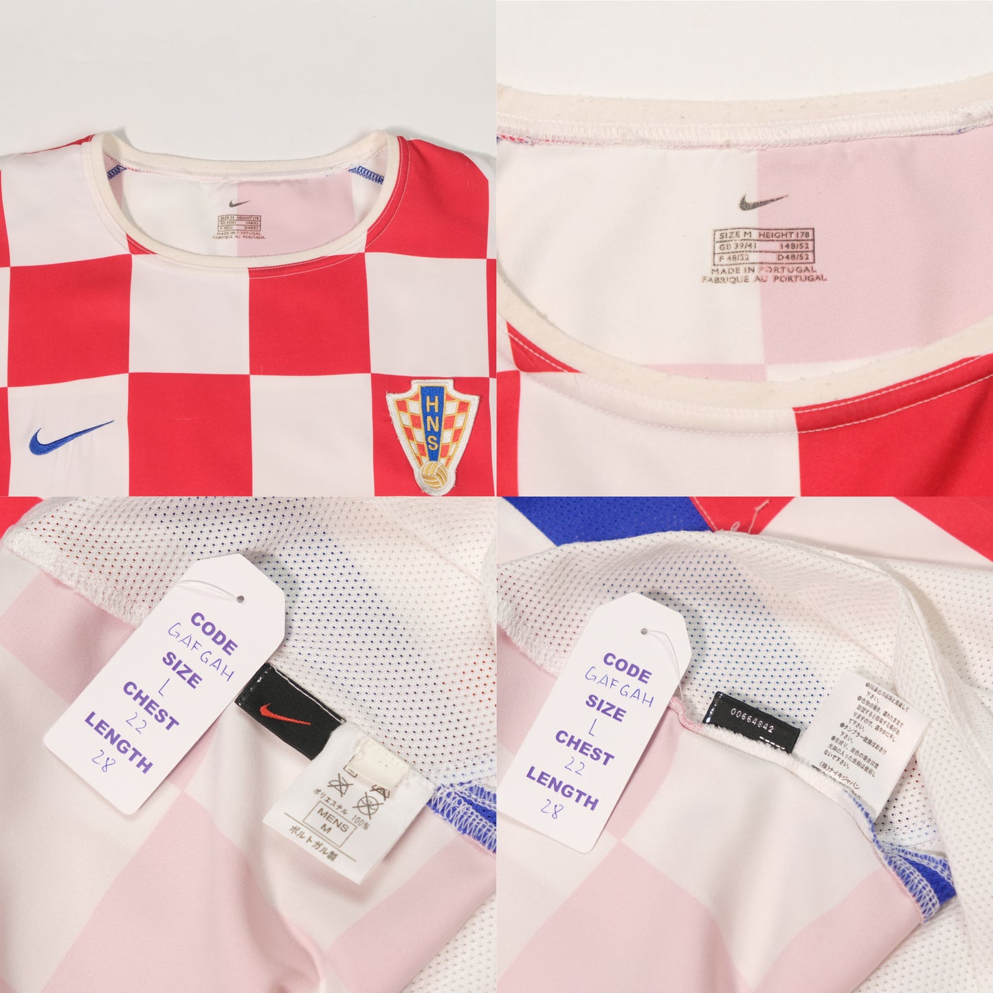 2002/04 Croatia Home Shirt Nike