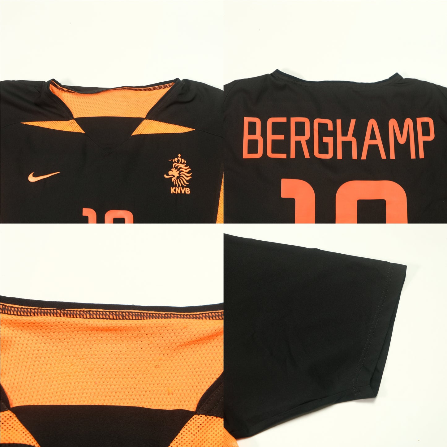 Holland/Netherlands Bergkamp Original Away Football Shirt 2002/2003 Nike (M)