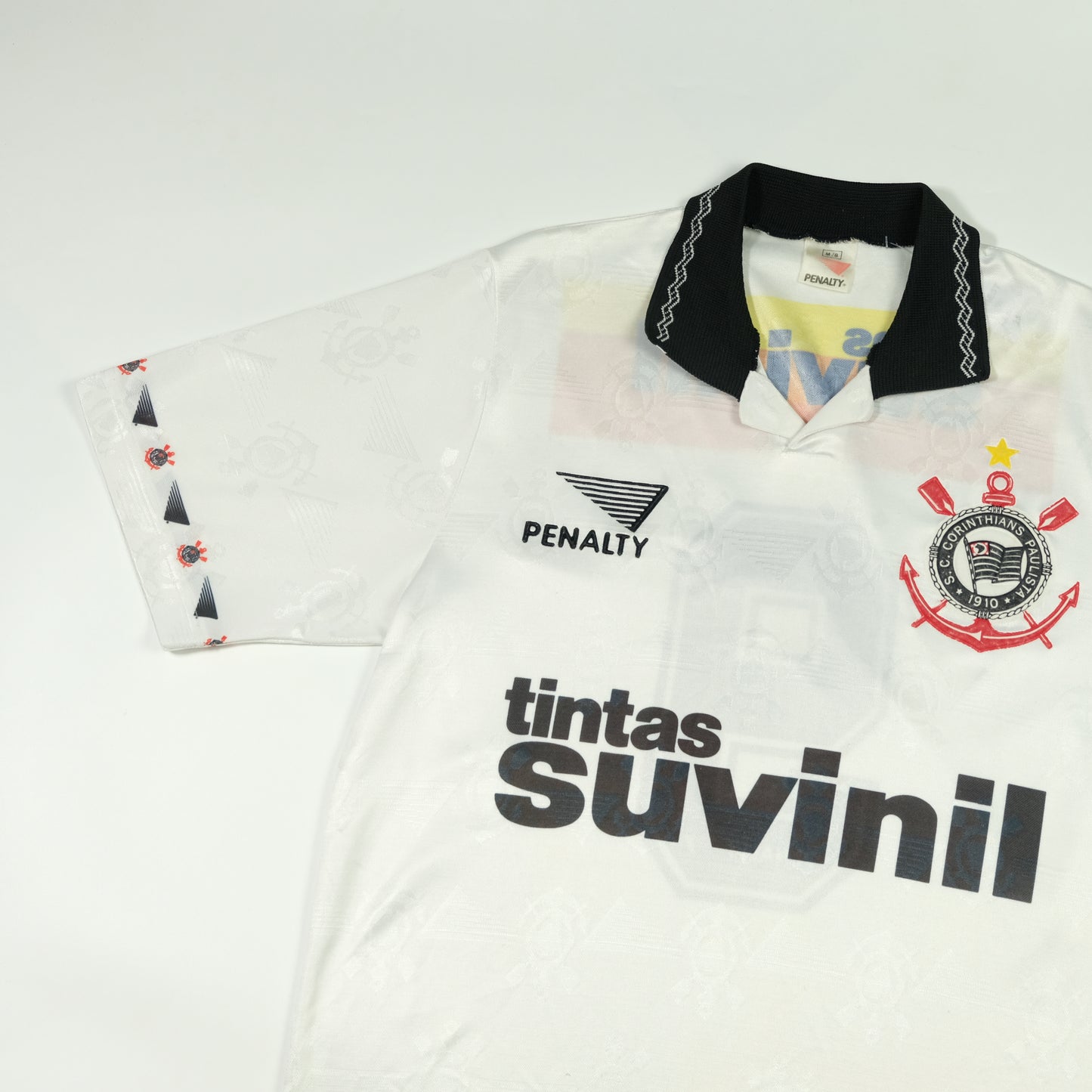 Corinthians (Brazil) Penalty Original 1995 Home Football Shirt Medium