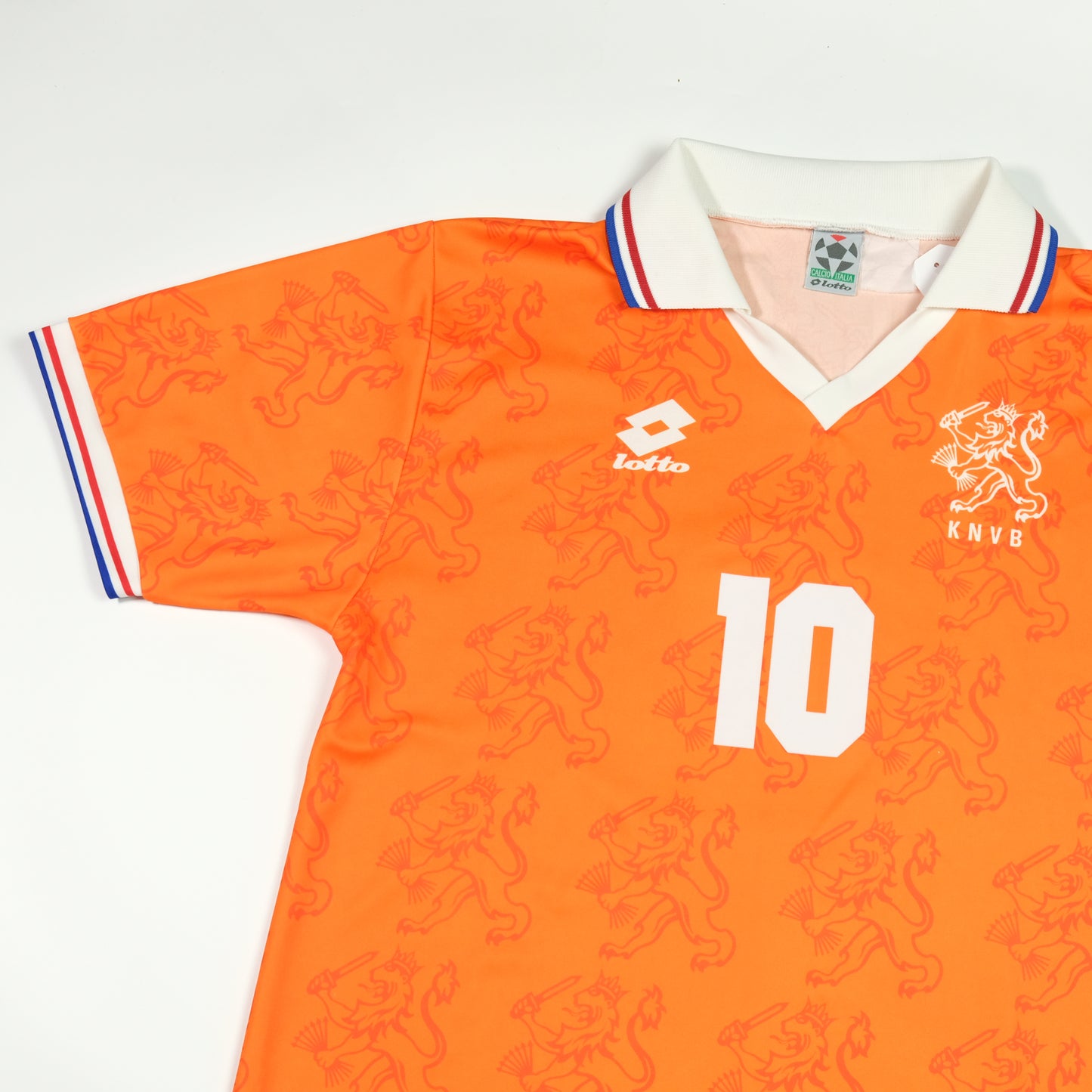 Holland/Netherlands Bergkamp 1994/1995 Original Home Football Shirt Lotto Large