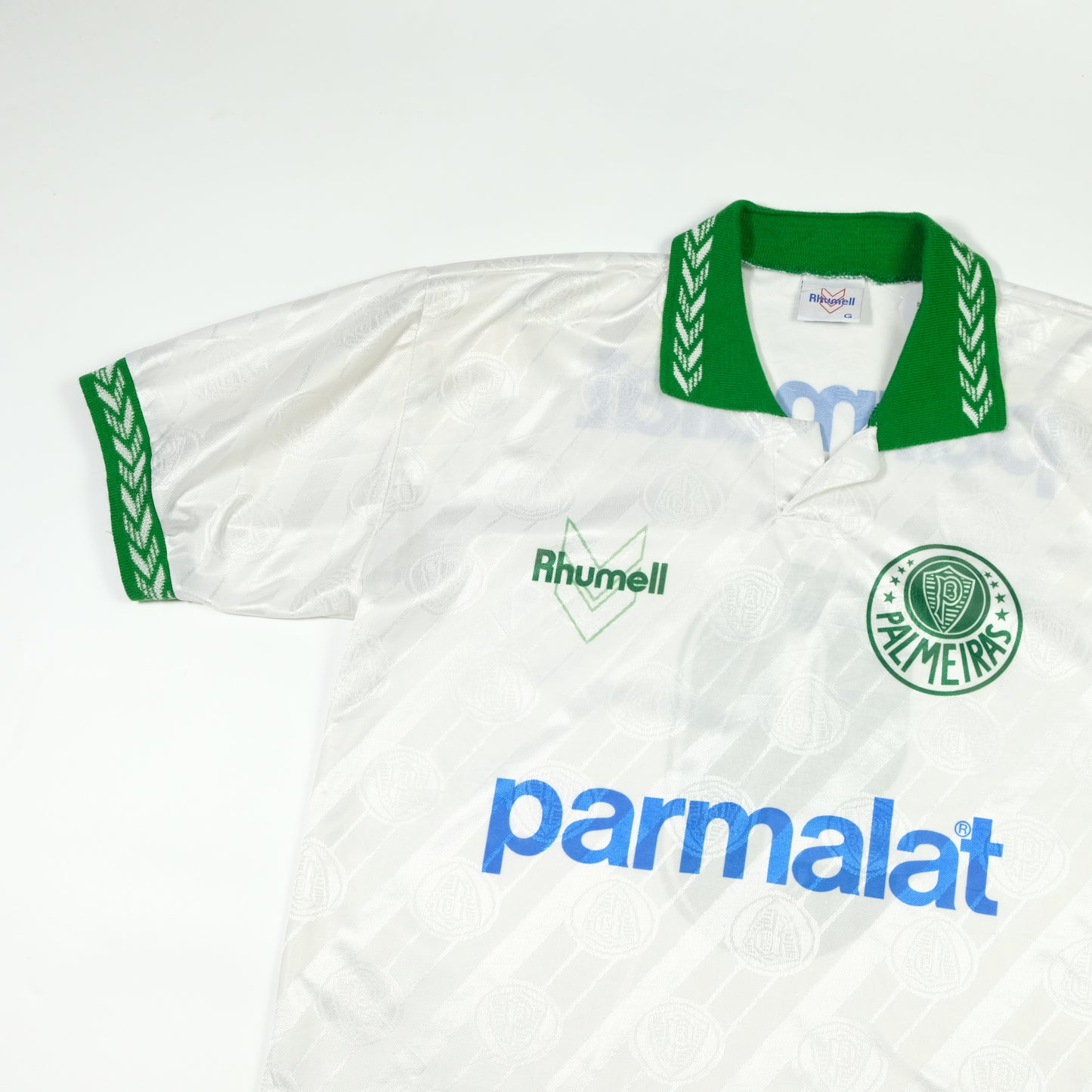Palmeiras (Brazil) Rhummel Parmalat Original 1994/95 Away Football Shirt Large
