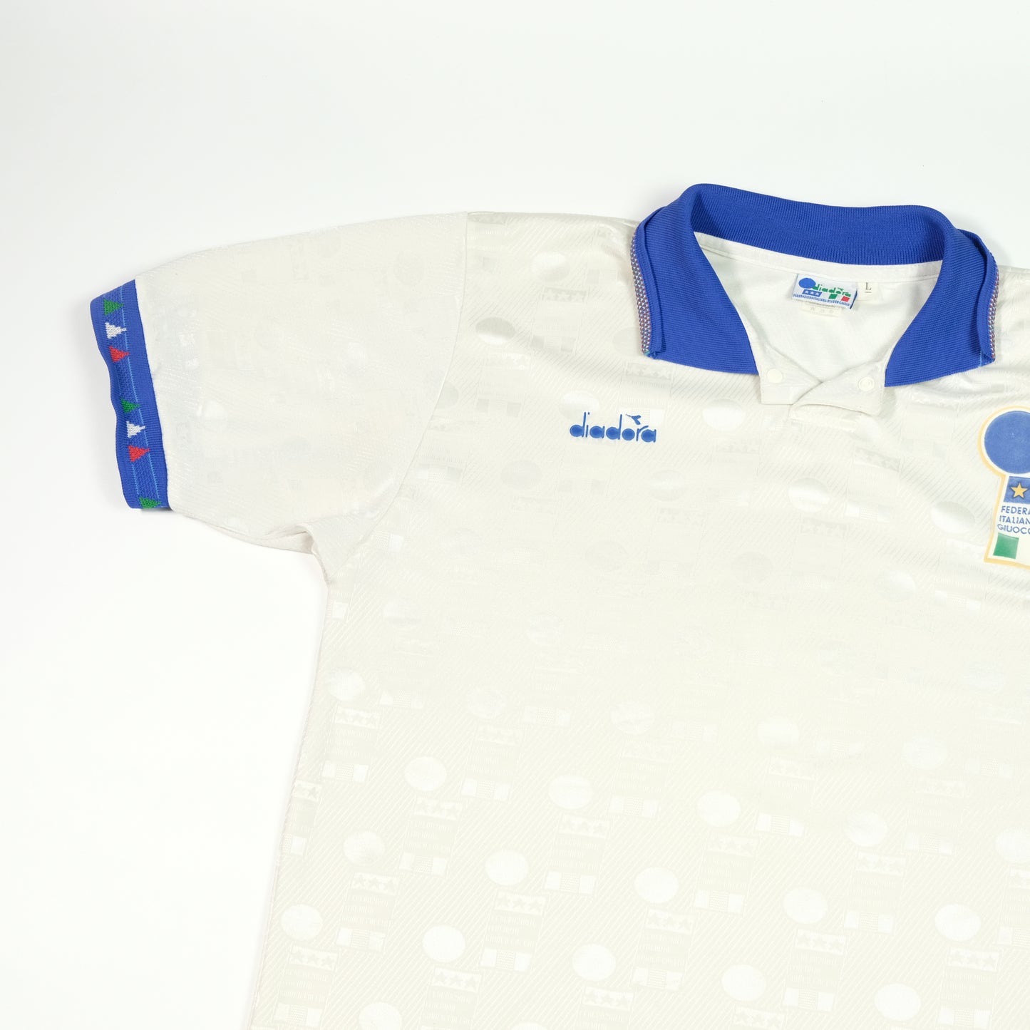 Italy 1994 Diadora Original Away Football Shirt Large