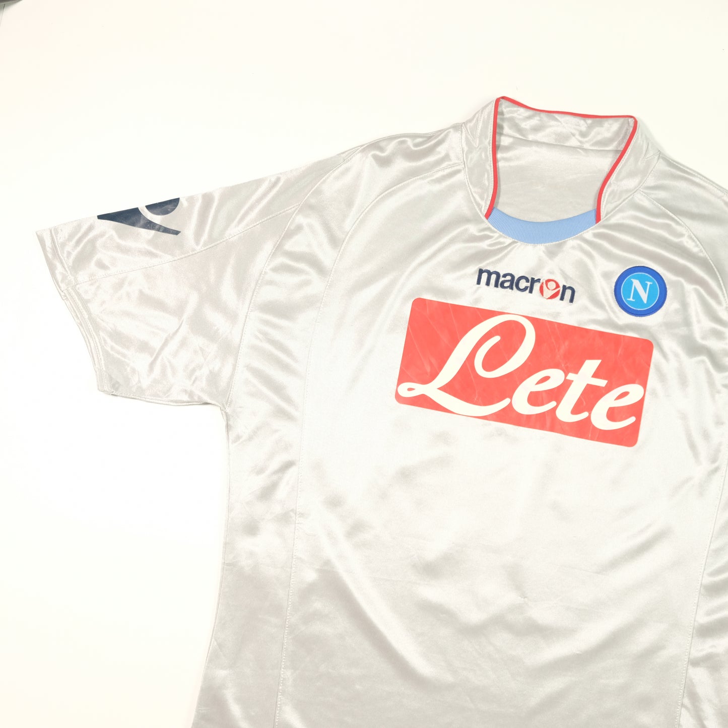 Napoli Italy Hamsik 2009/2010 Macron Away Football Shirt Medium