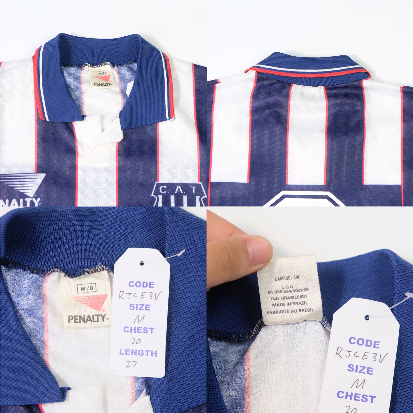 1993/94 Talleres de Cordoba Home Shirt Penalty (M)