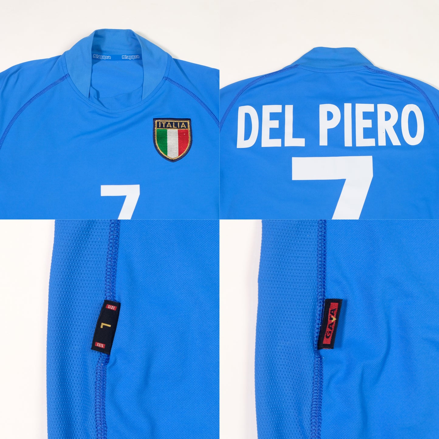 2000/01 Italy Home Shirt Kappa Del Piero (S)
