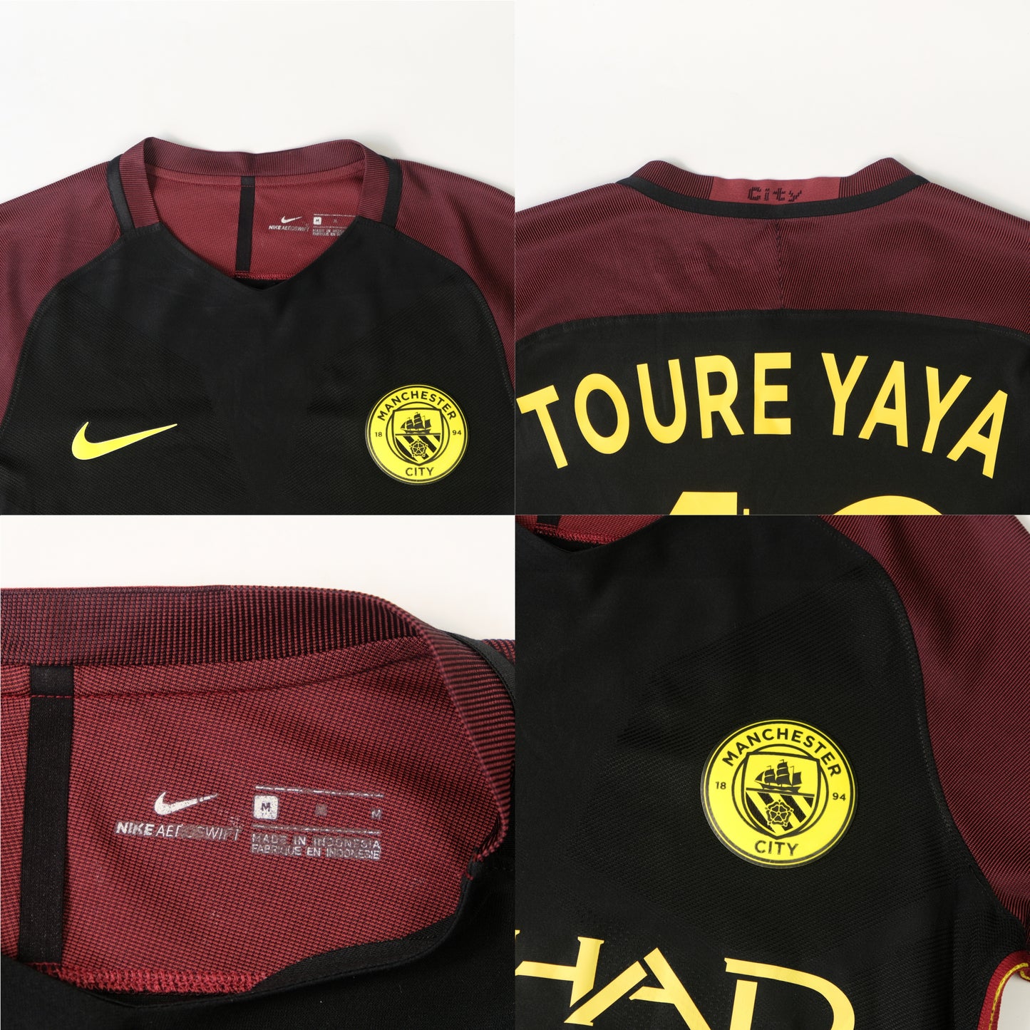 2016/17 Manchester City Away Shirt Nike Toure Yaya