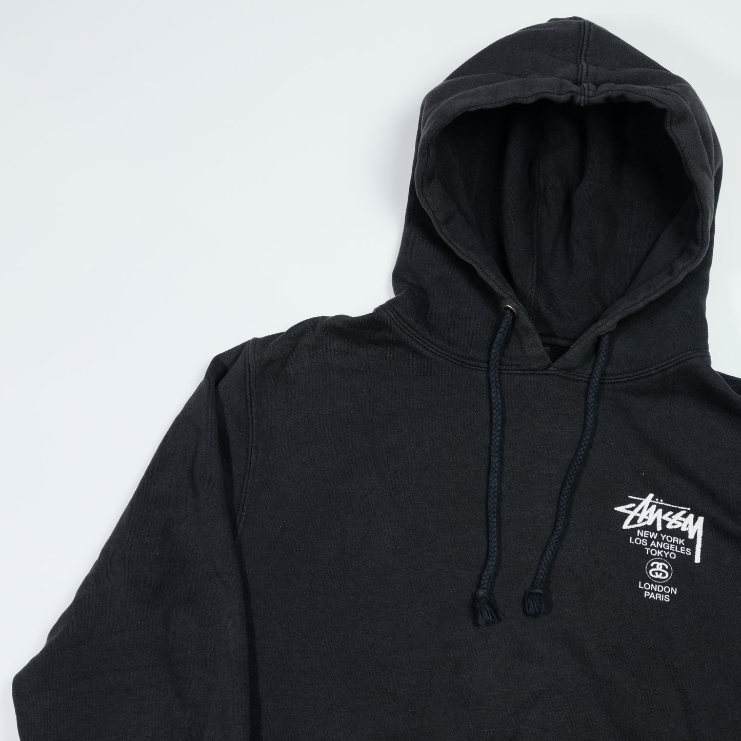 Stussy Vintage Black Hoodie Small/Medium