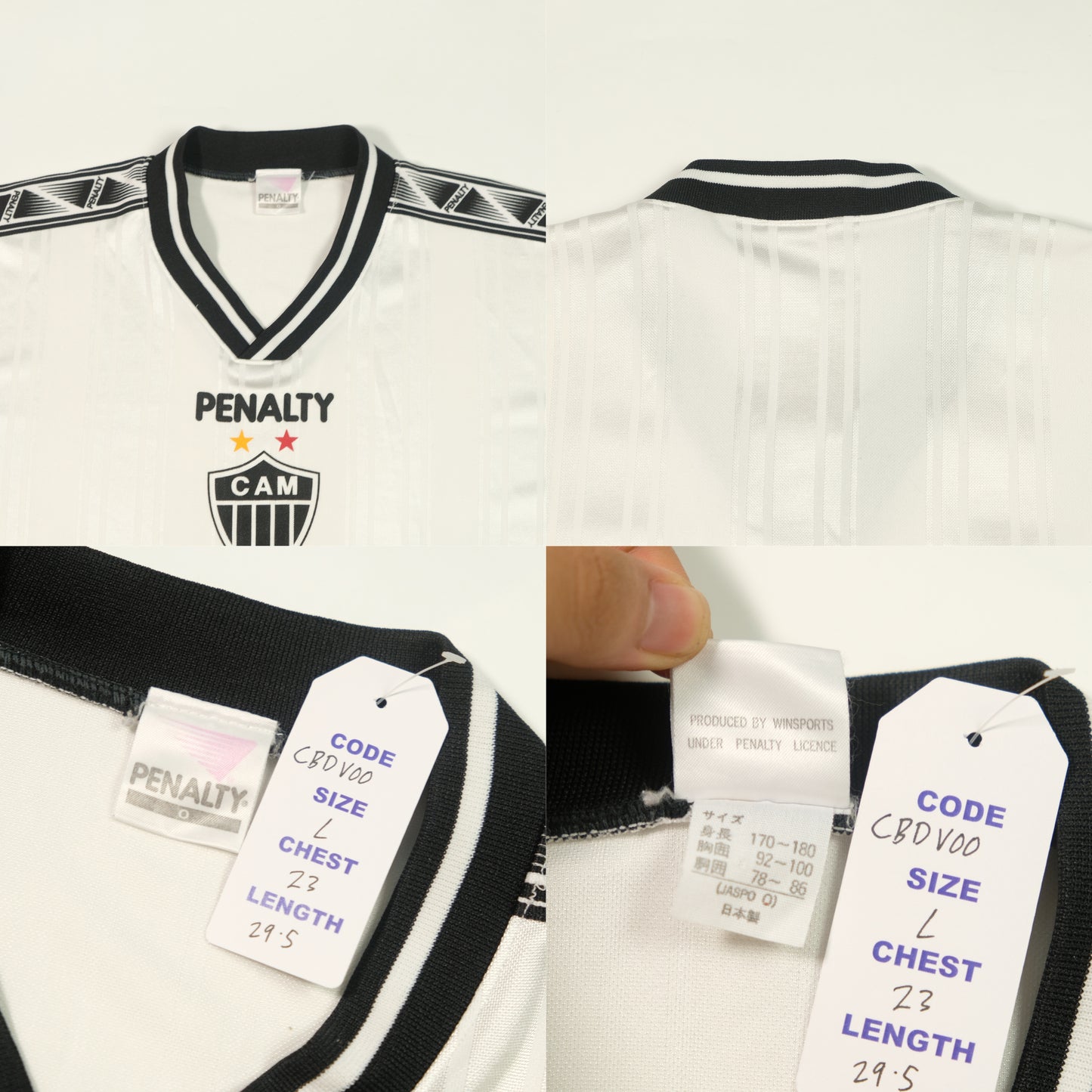 Atletico Mineiro (Brazil) Training Shirt 1990s Penalty