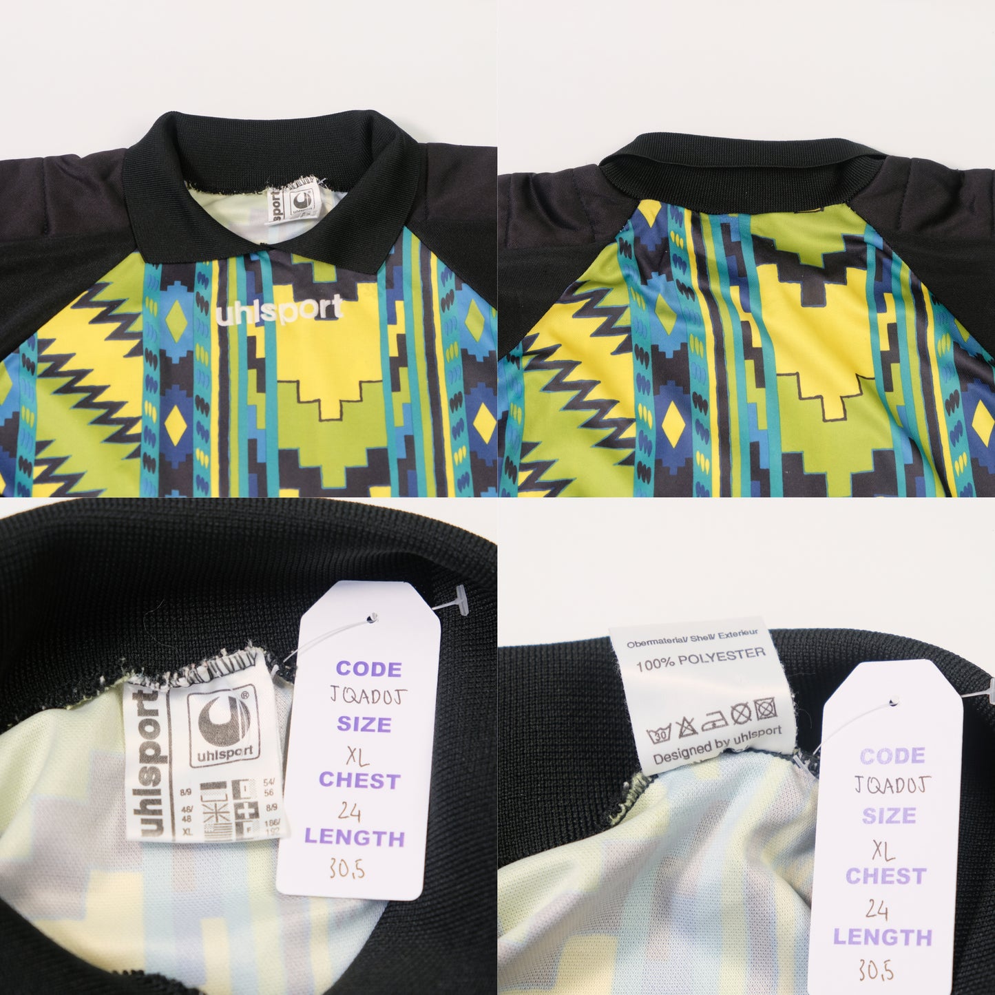 1990s Uhlsport Goalkeeper Template Shirt (XL)