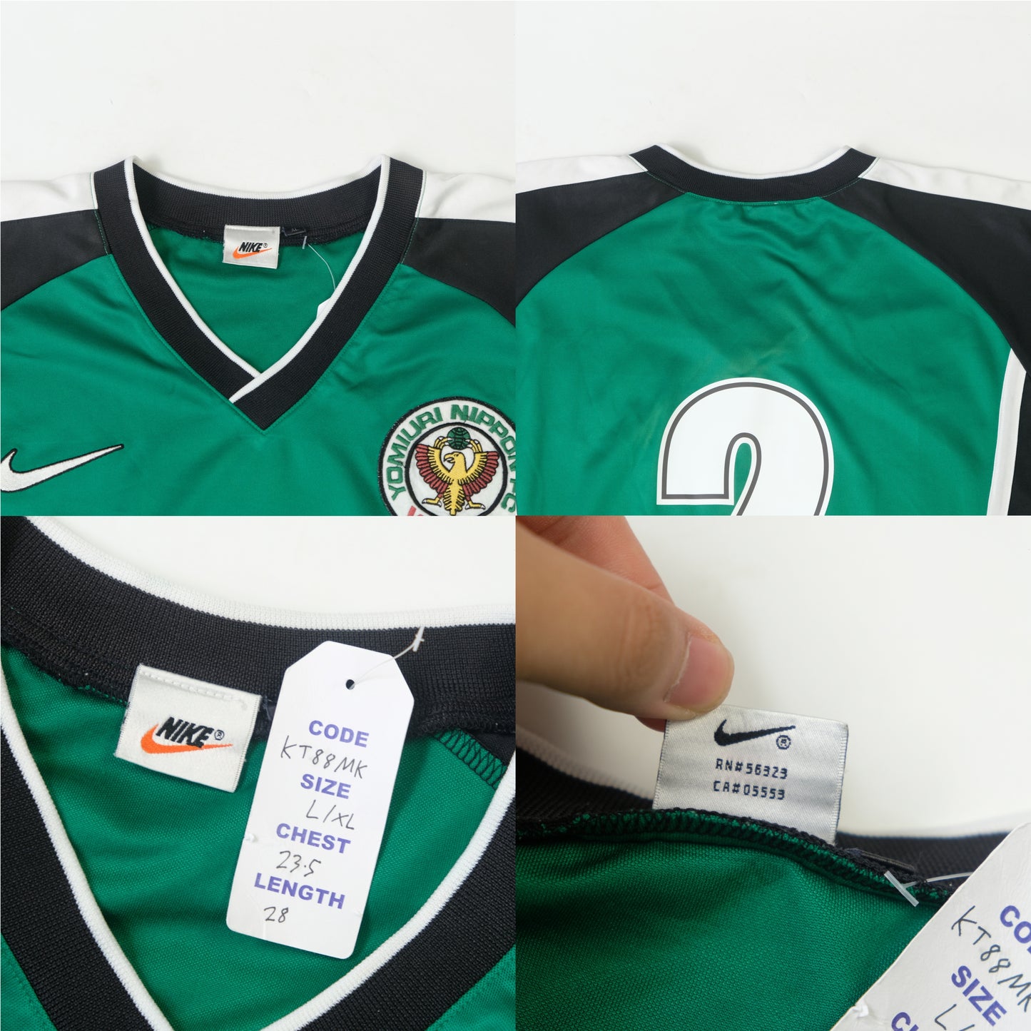 1995 Tokyo Verdy Home Shirt J-League Nike