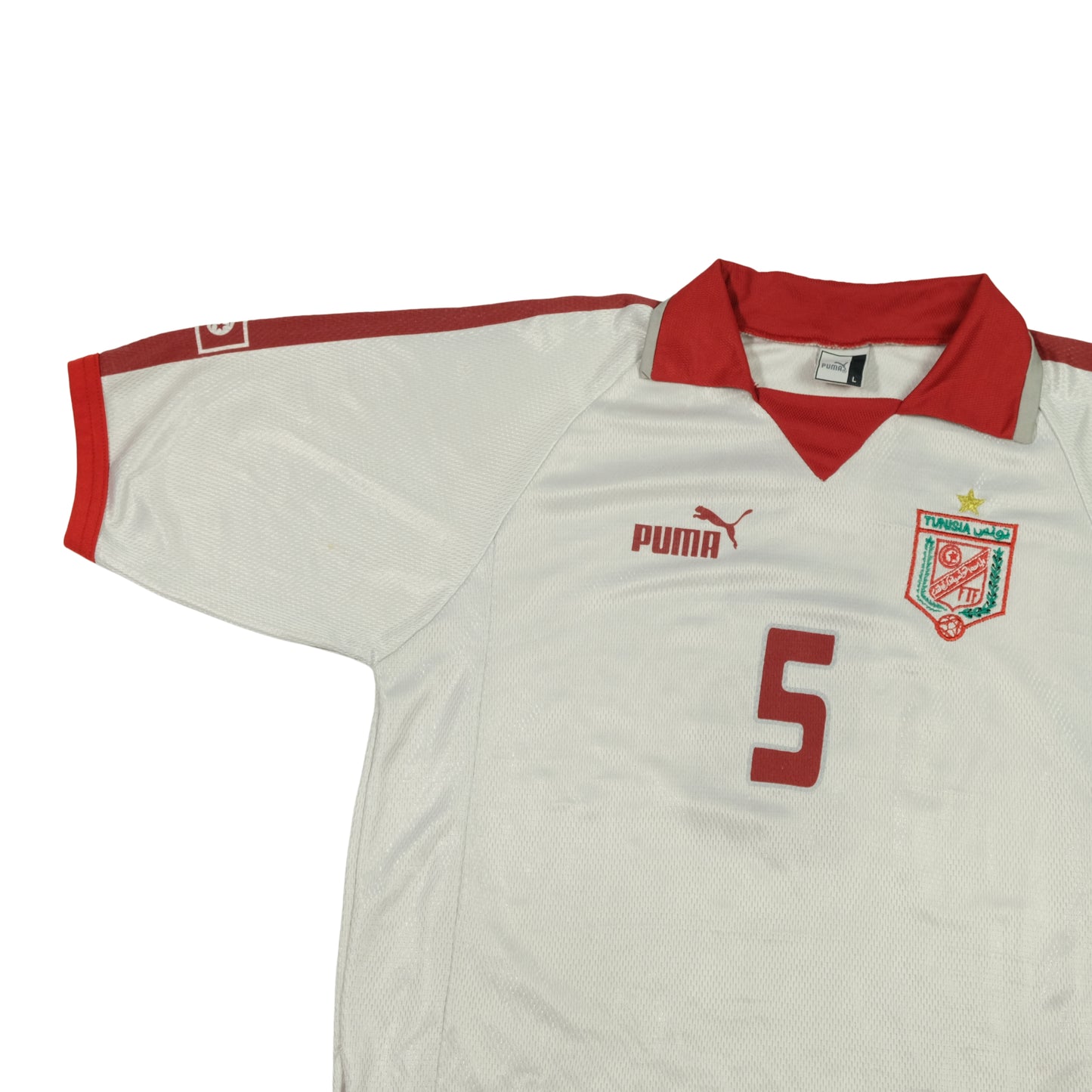 Tunisia Puma Jaziri Original Home Football Shirt 2004/2005 Large