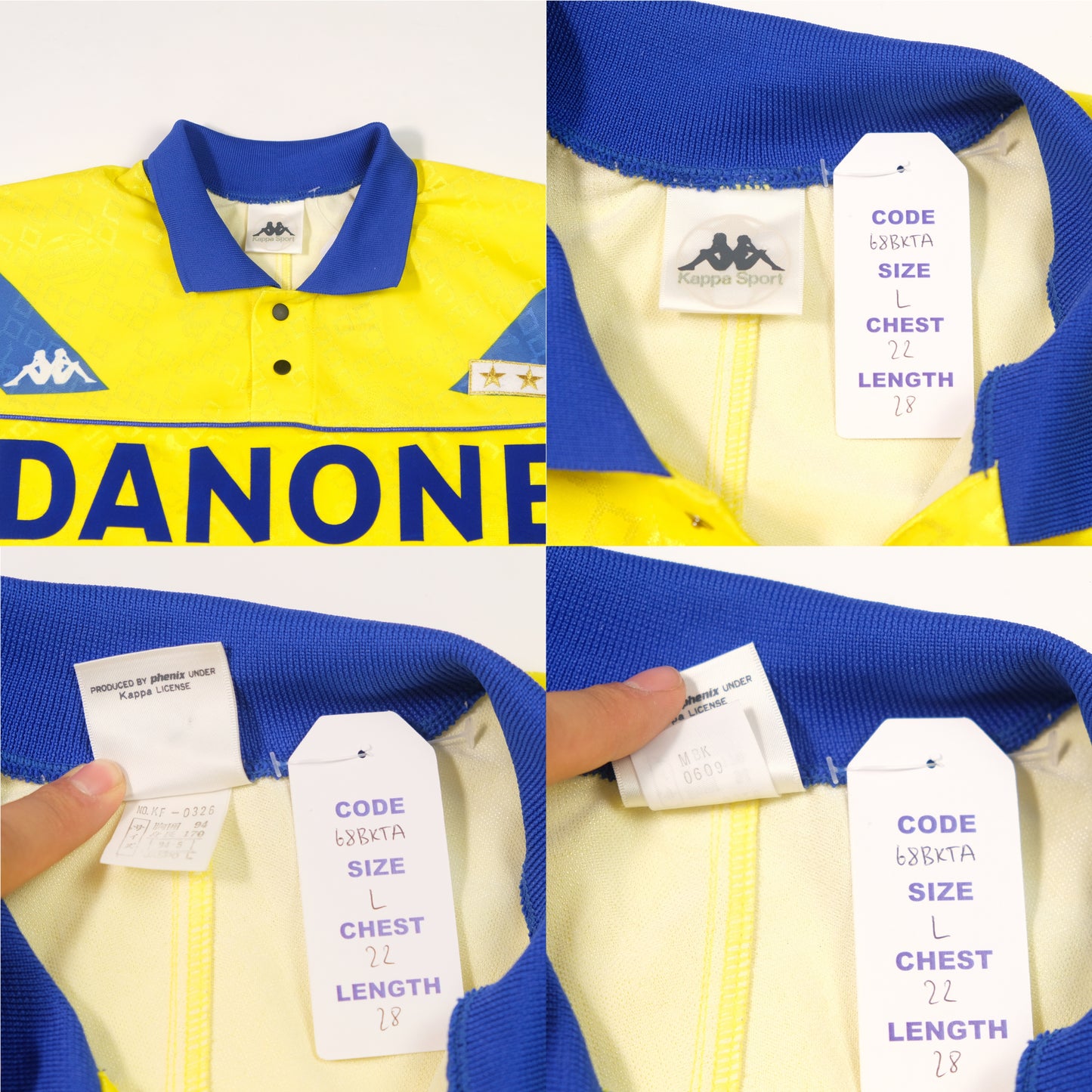 1992/94 Juventus Away Shirt Kappa (L)