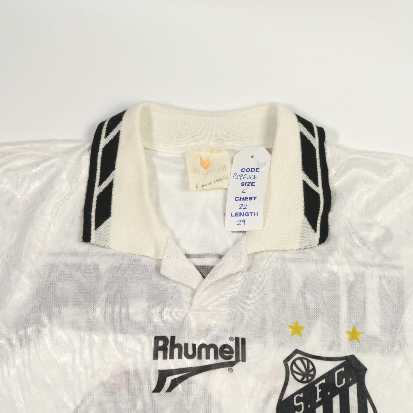 Santos Brazil Original 1996 Home Football Shirt Large