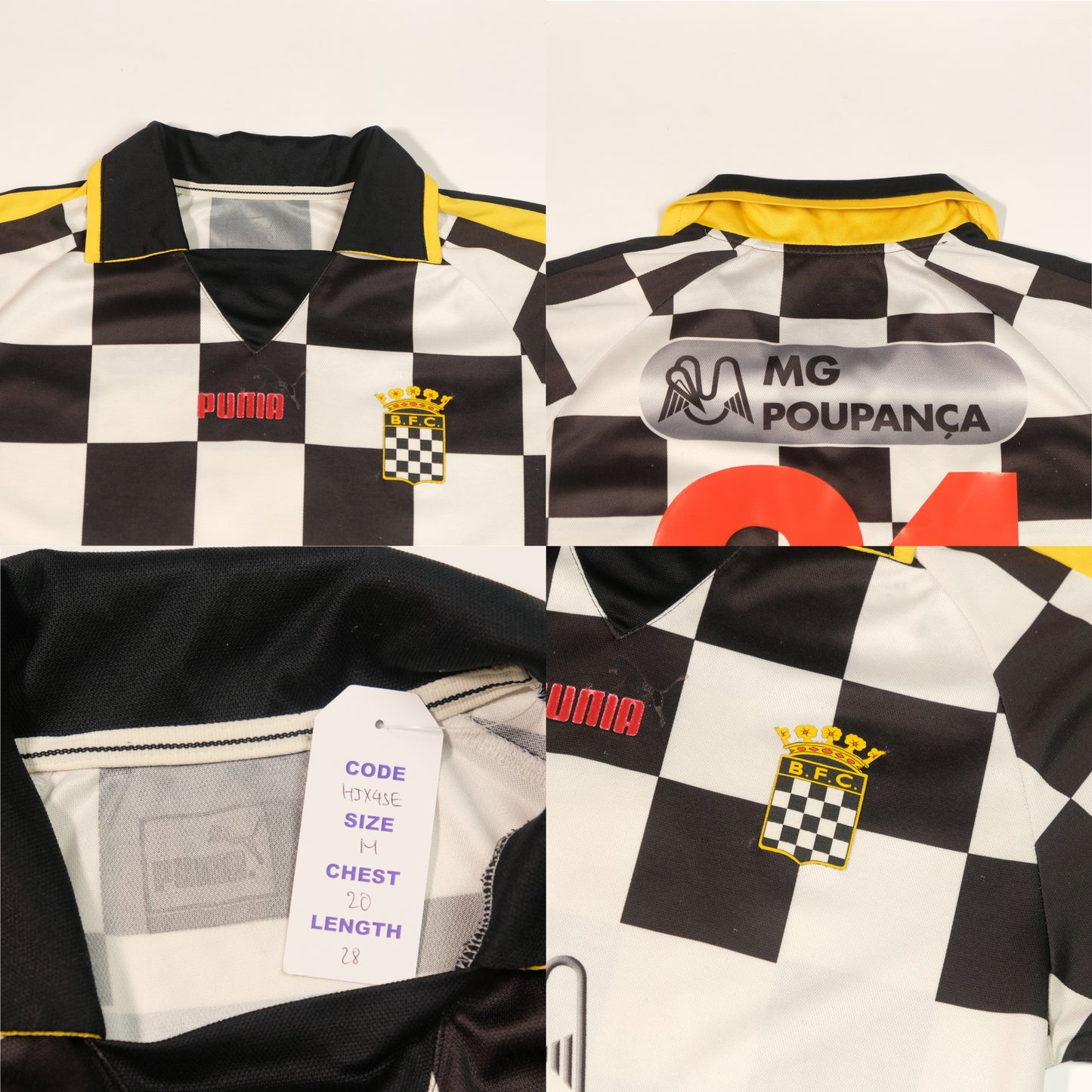 2003/04 Boavista Home Shirt Puma Portugal (M)