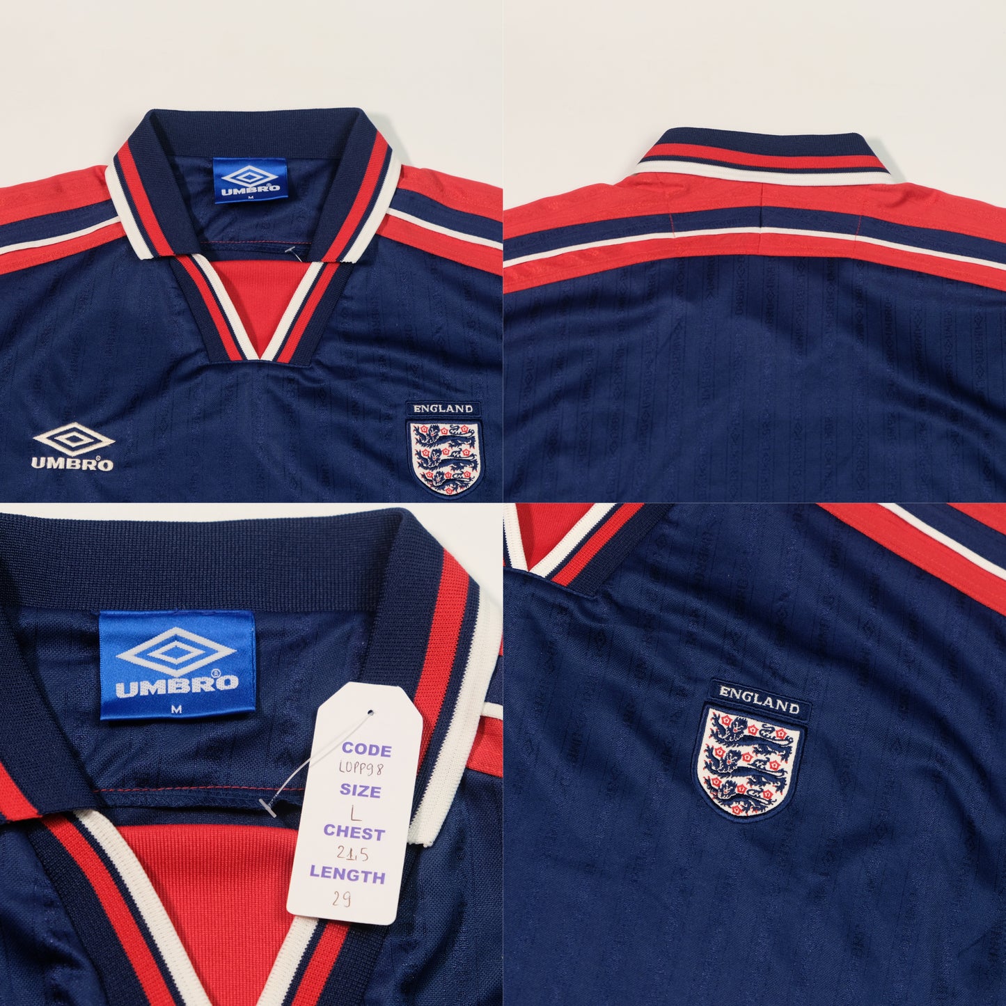 2000/01 England Training Shirt Umbro (L)
