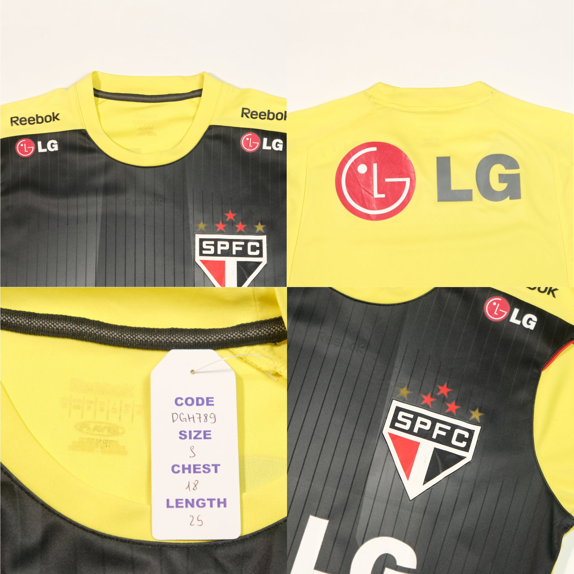 2009 Sao Paulo Training Shirt Reebok (M)