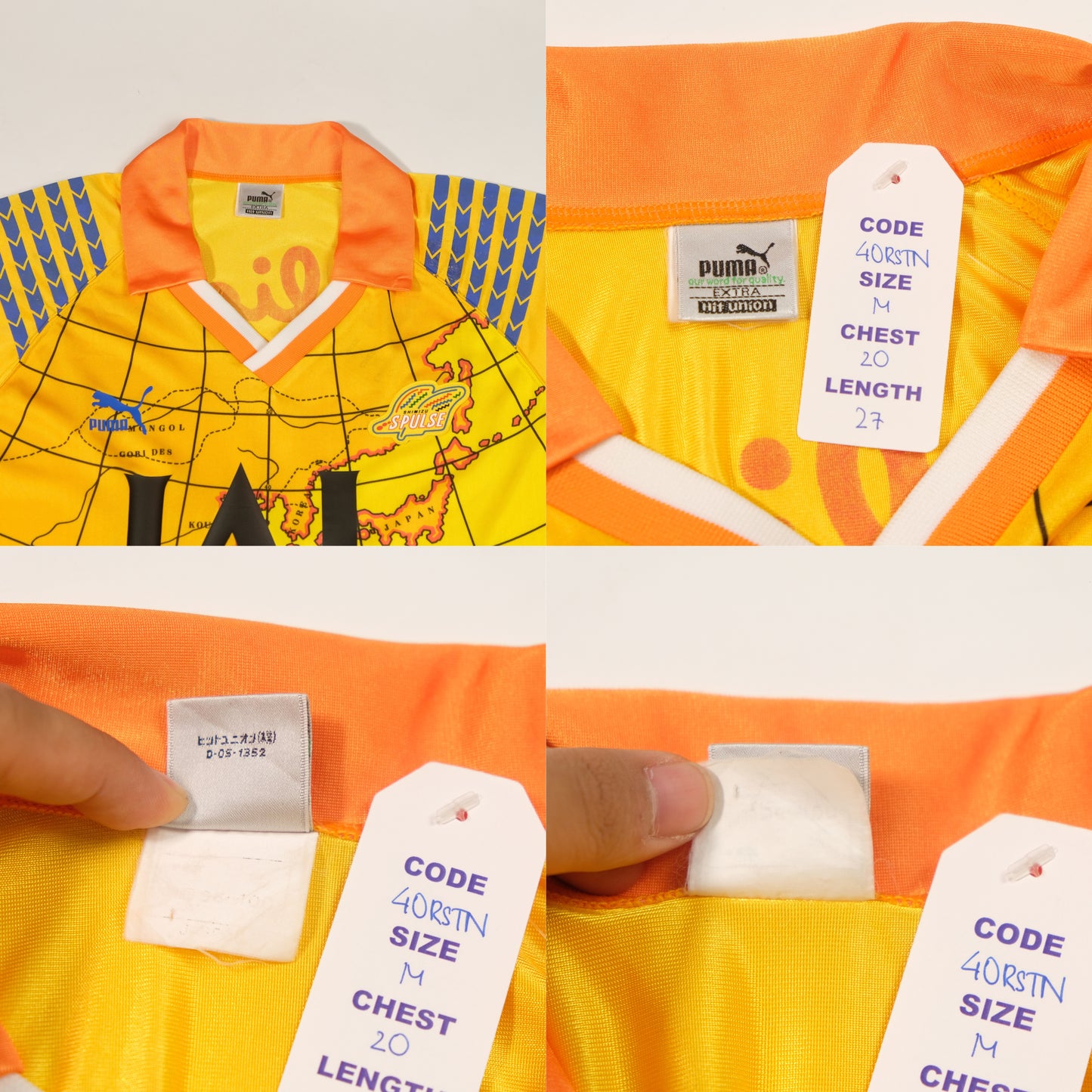1992/93 Shimizu S-Pulse Home Shirt Puma J-League (M)