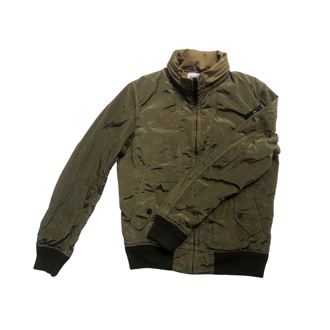 Stone Island S/S 2014 Nylon Metal/Tyvek Shield Jacket Small