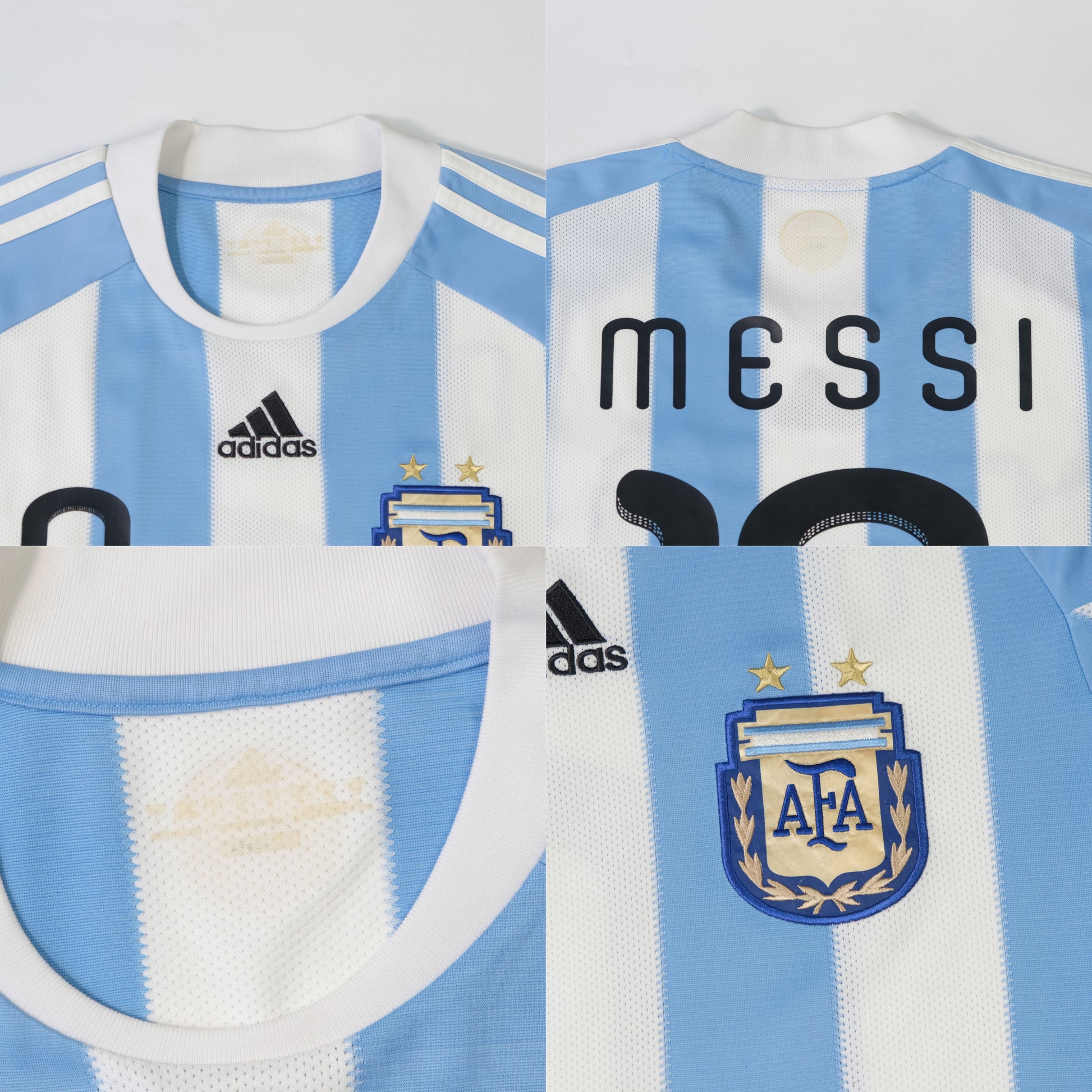 2010/11 Argentina Home Shirt Adidas Messi (S)