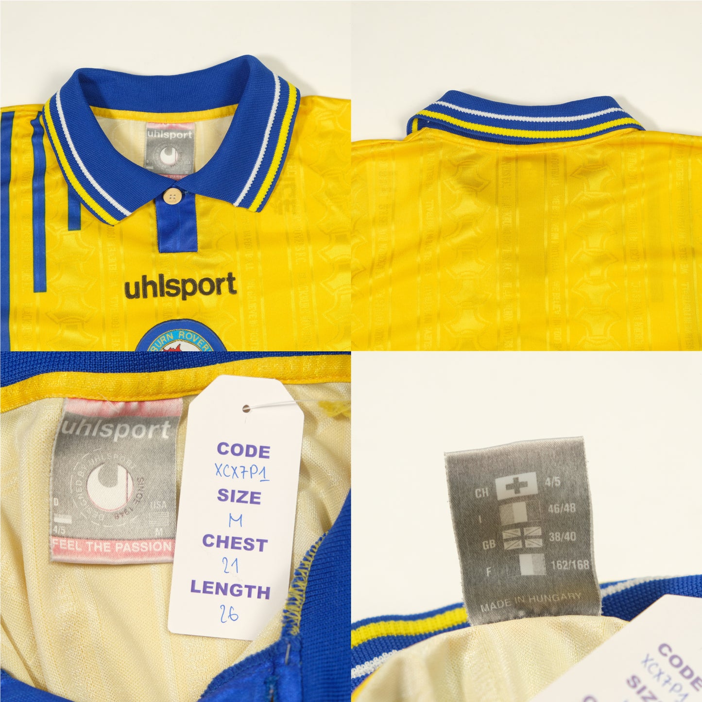 1998/00 Blackburn Rovers Away Shirt Uhlsport