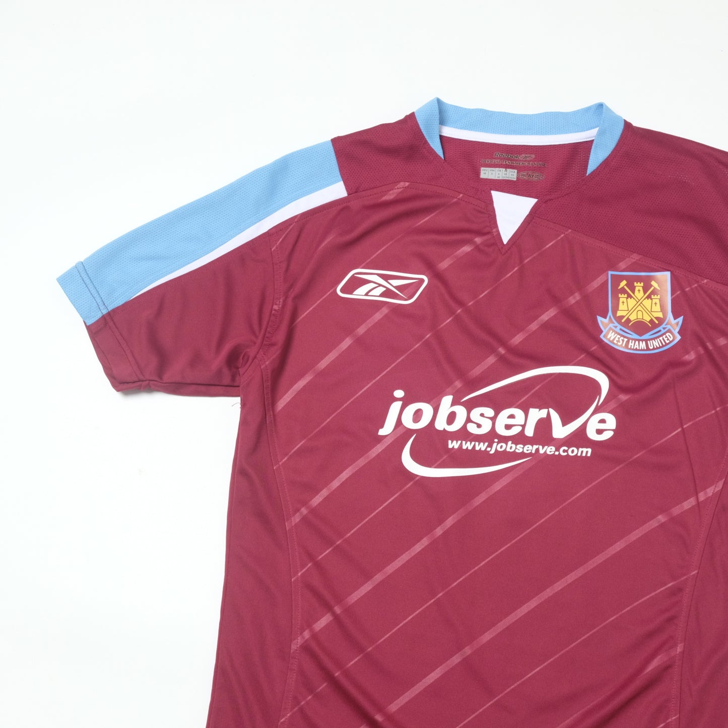 2005/07 West Ham Home Shirt Reebok Tevez (S)