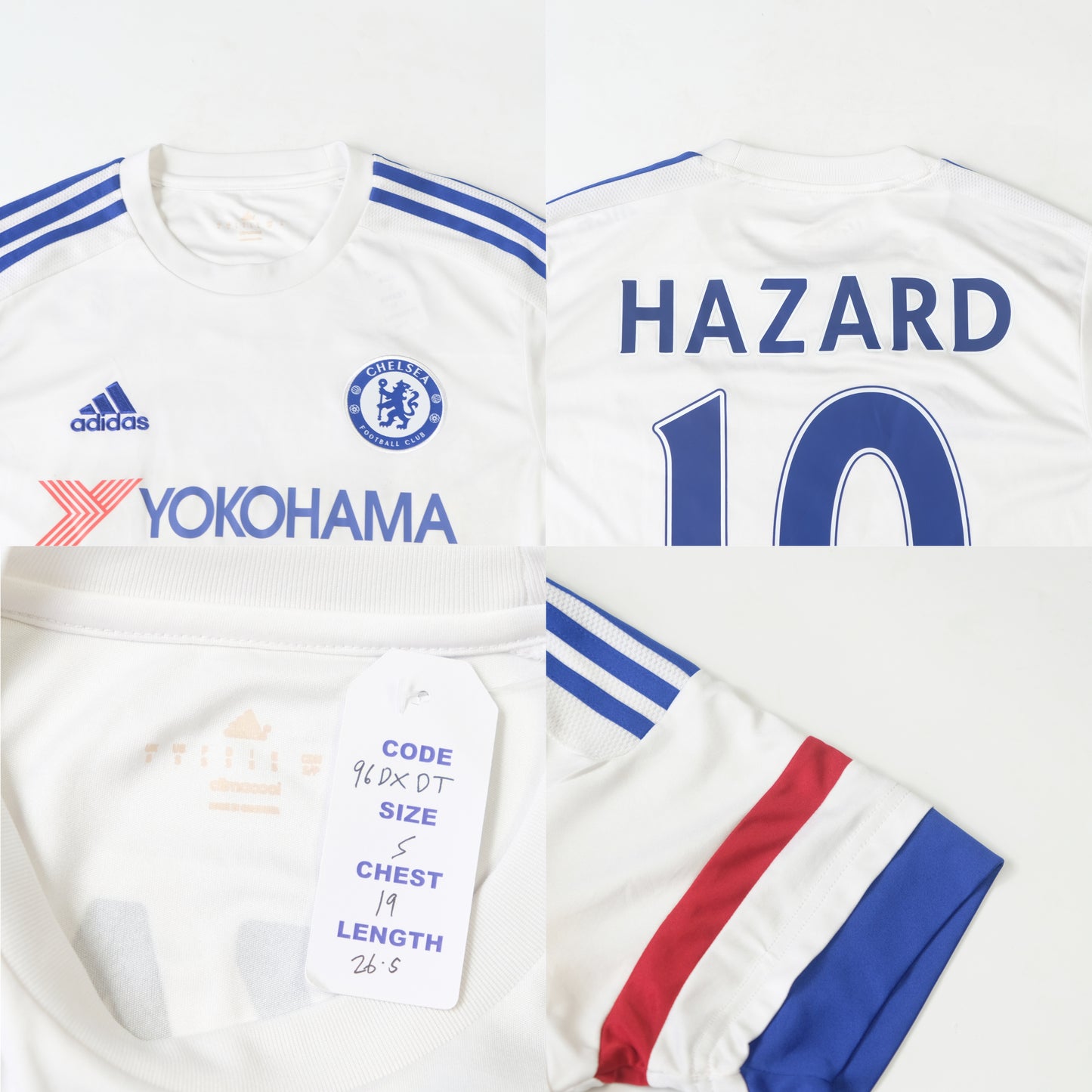 2015/2016 Chelsea Away Shirt Hazard Adidas