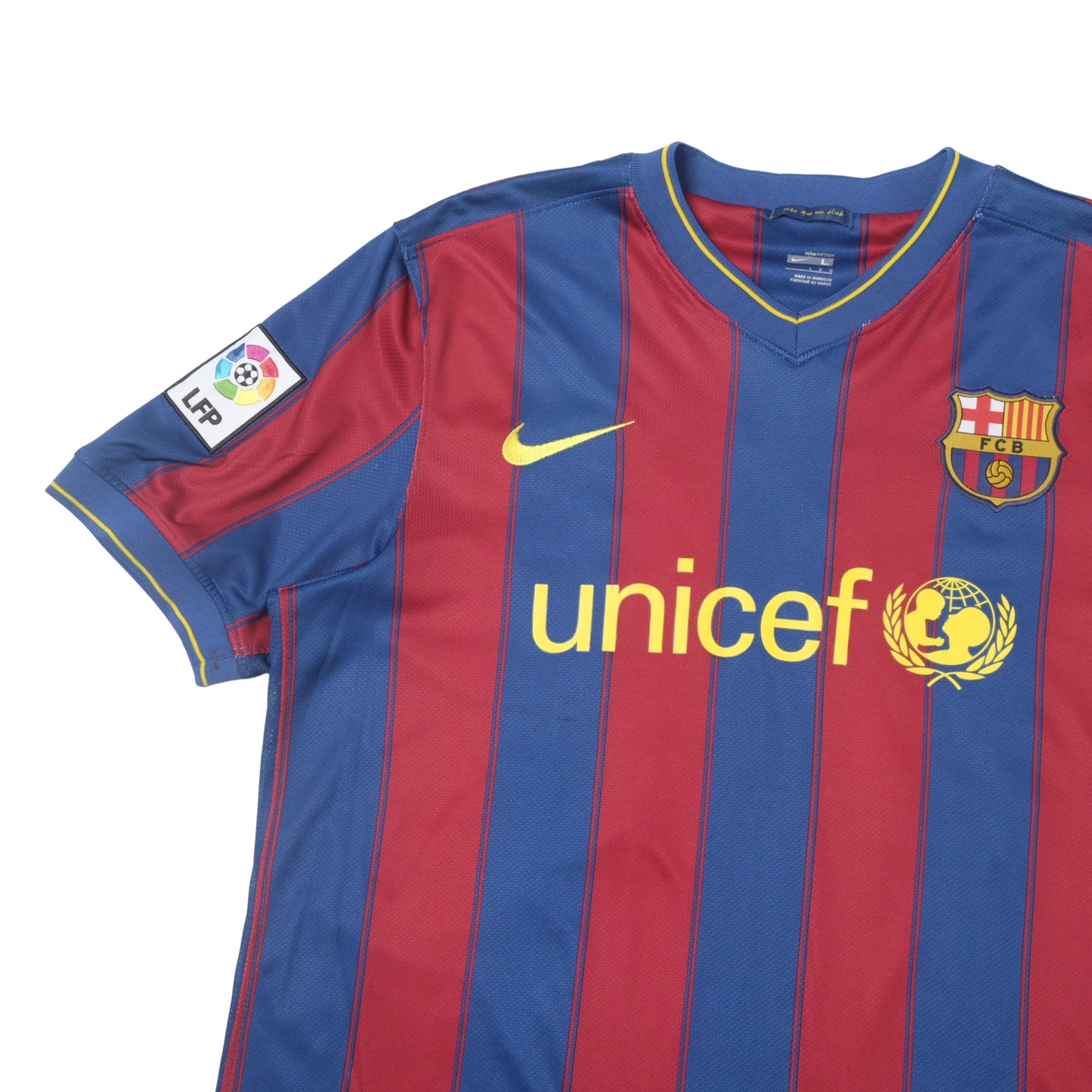 2009/10 Barcelona Home Shirt Nike Dani Alves (L/XL)