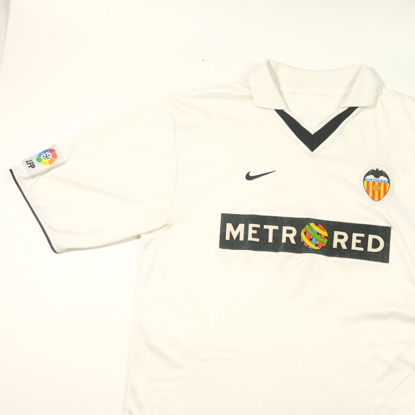 Valencia Zahovic 2001/2002 Nike Original Home Football Shirt (L)