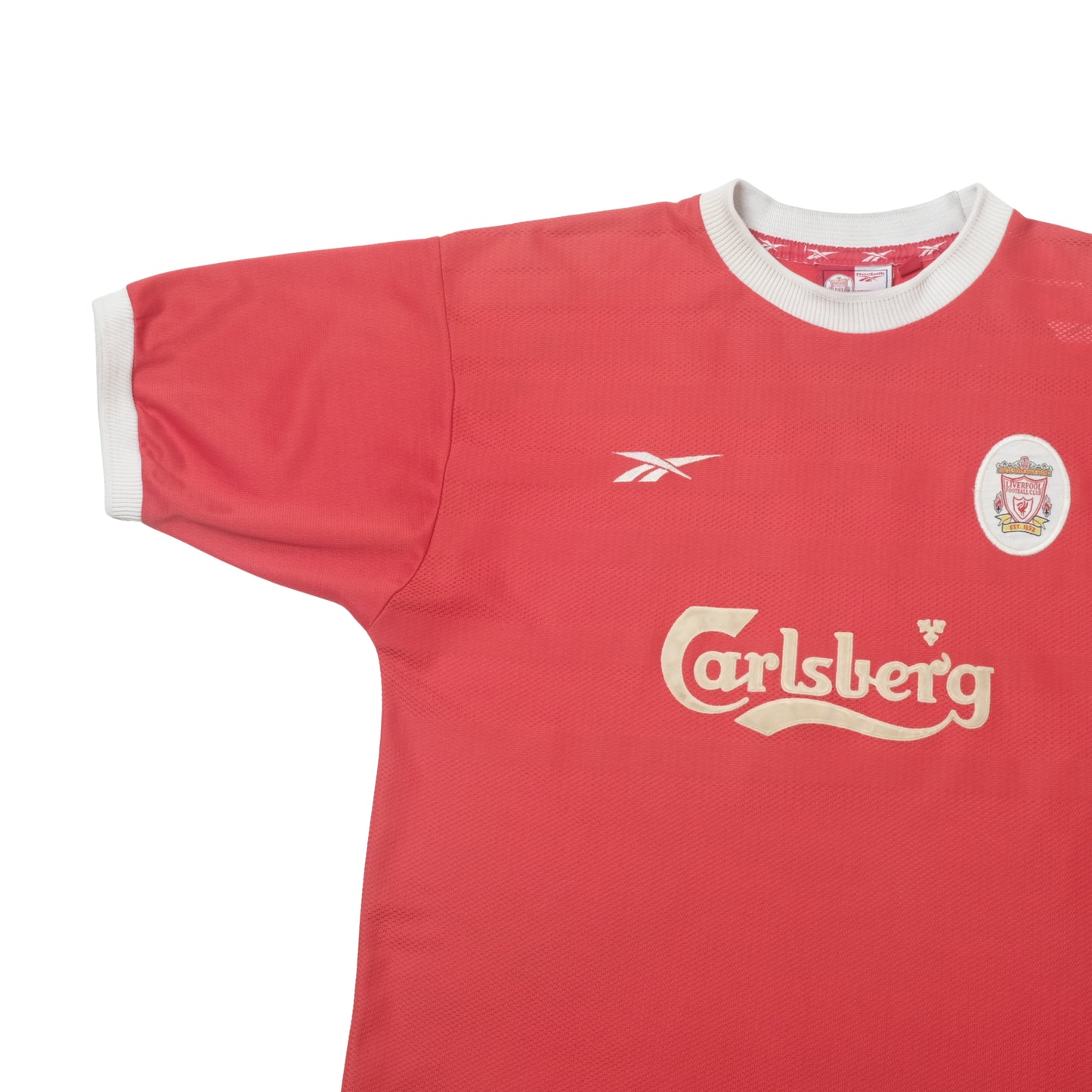 1998/00 Liverpool Home Shirt Reebok Heskey (L/XL)