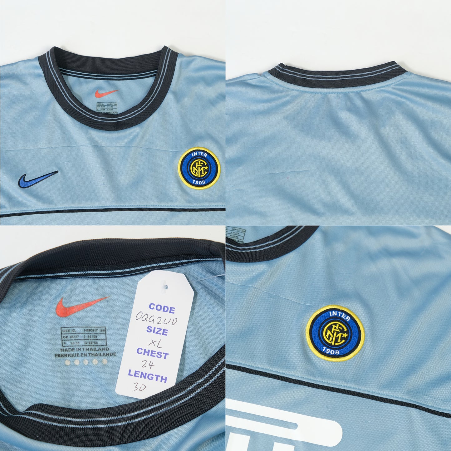 1999/00 Inter Milan Goalkeeper Fourth Shirt