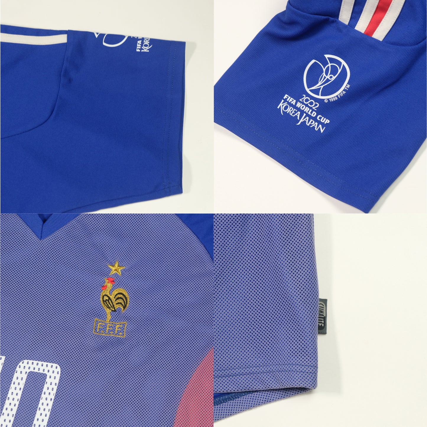 2002/2004 France Home Shirt Zidane Adidas