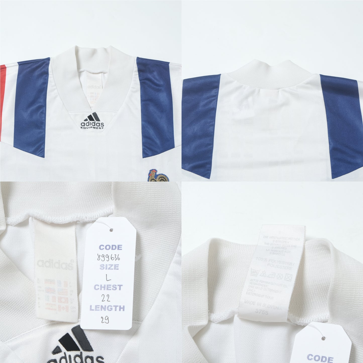1992/94 France Away Shirt Adidas (L)
