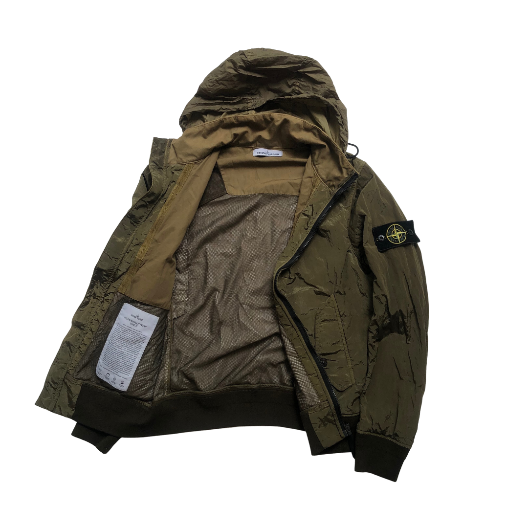 Stone Island S/S 2014 Nylon Metal/Tyvek Shield Jacket Small