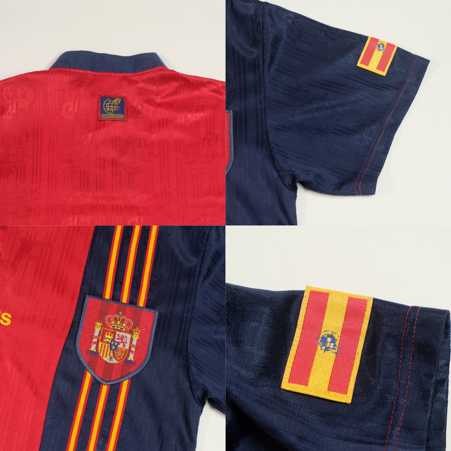 1996/98 Spain Home Shirt Adidas (L)
