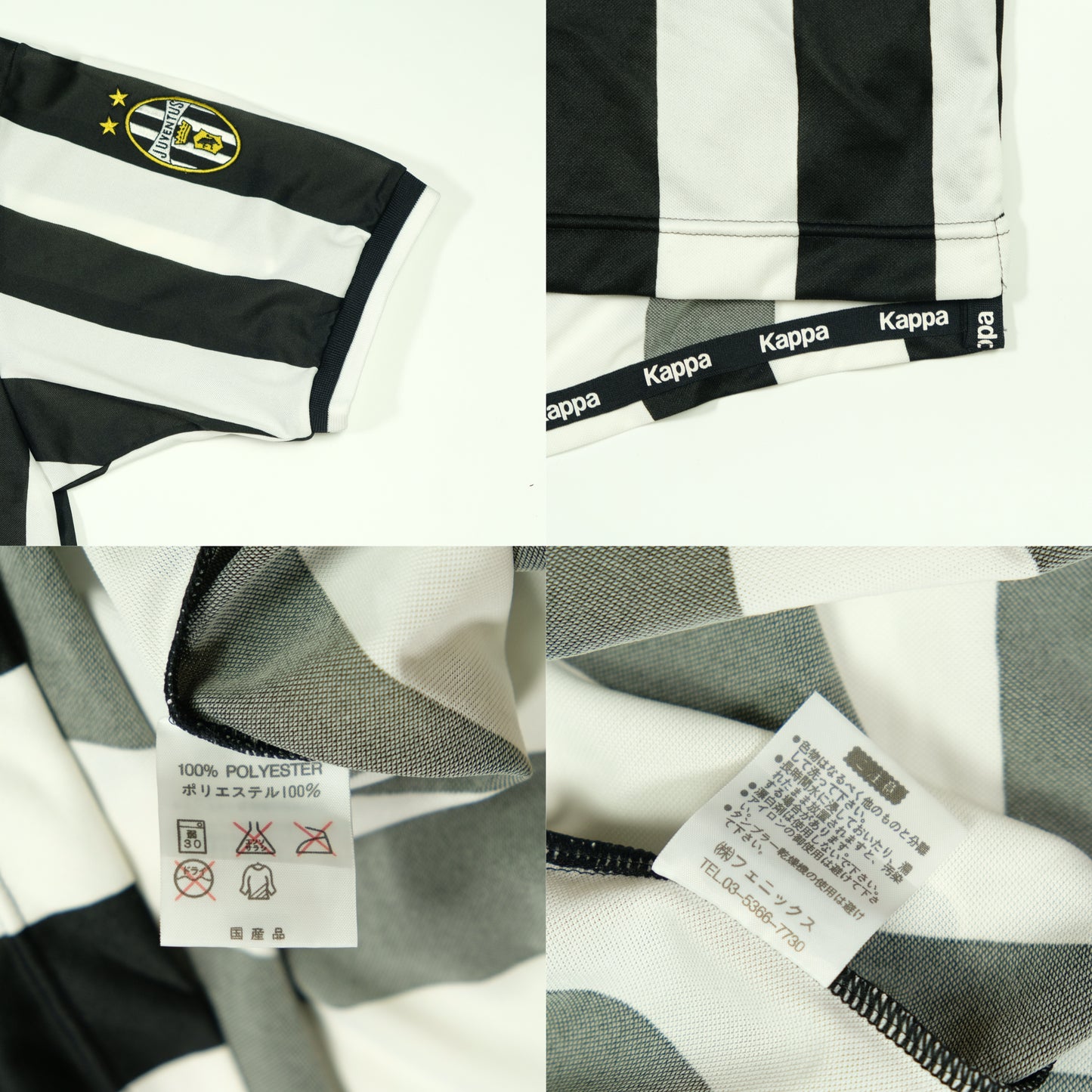Juventus Italy Kappa Zidane 21 Original 1998/1999 Home Vintage Football Shirt Large