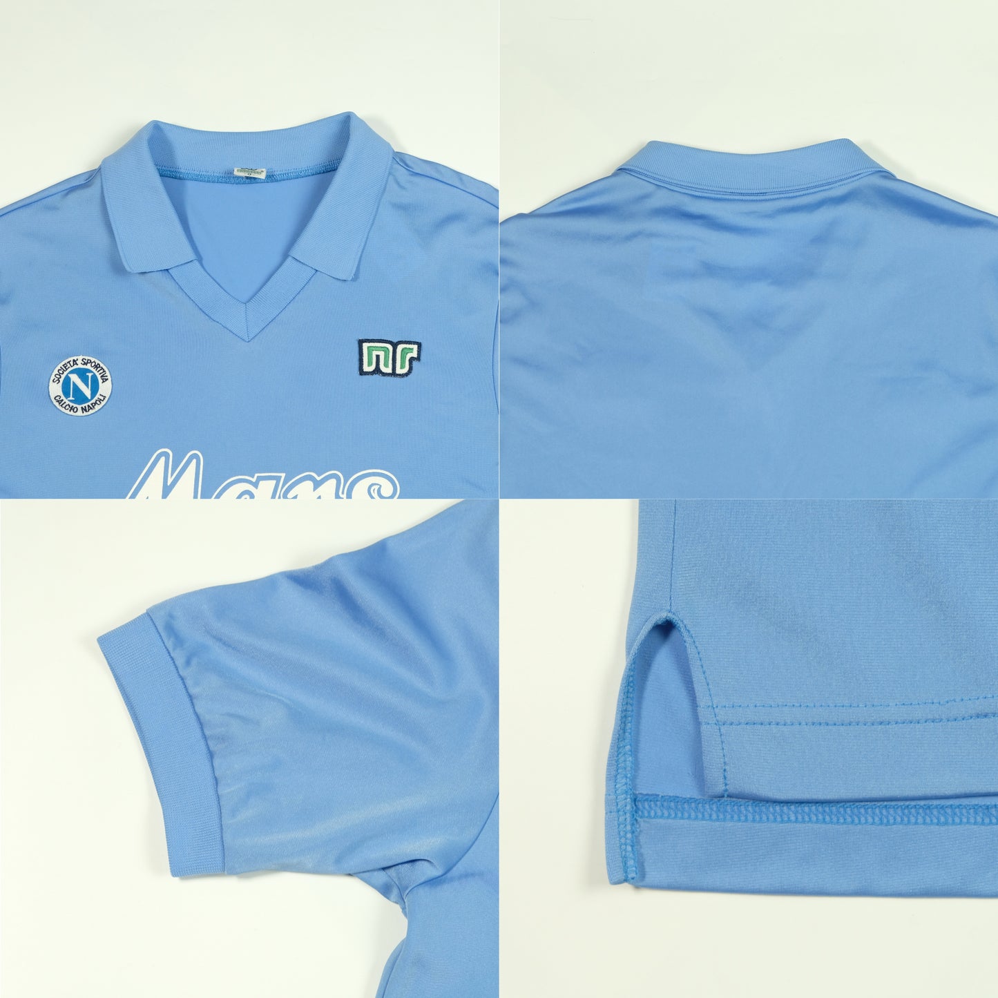 Napoli Italy Original 1988/1989 Ennerre Jaspo Home Football Shirt Medium