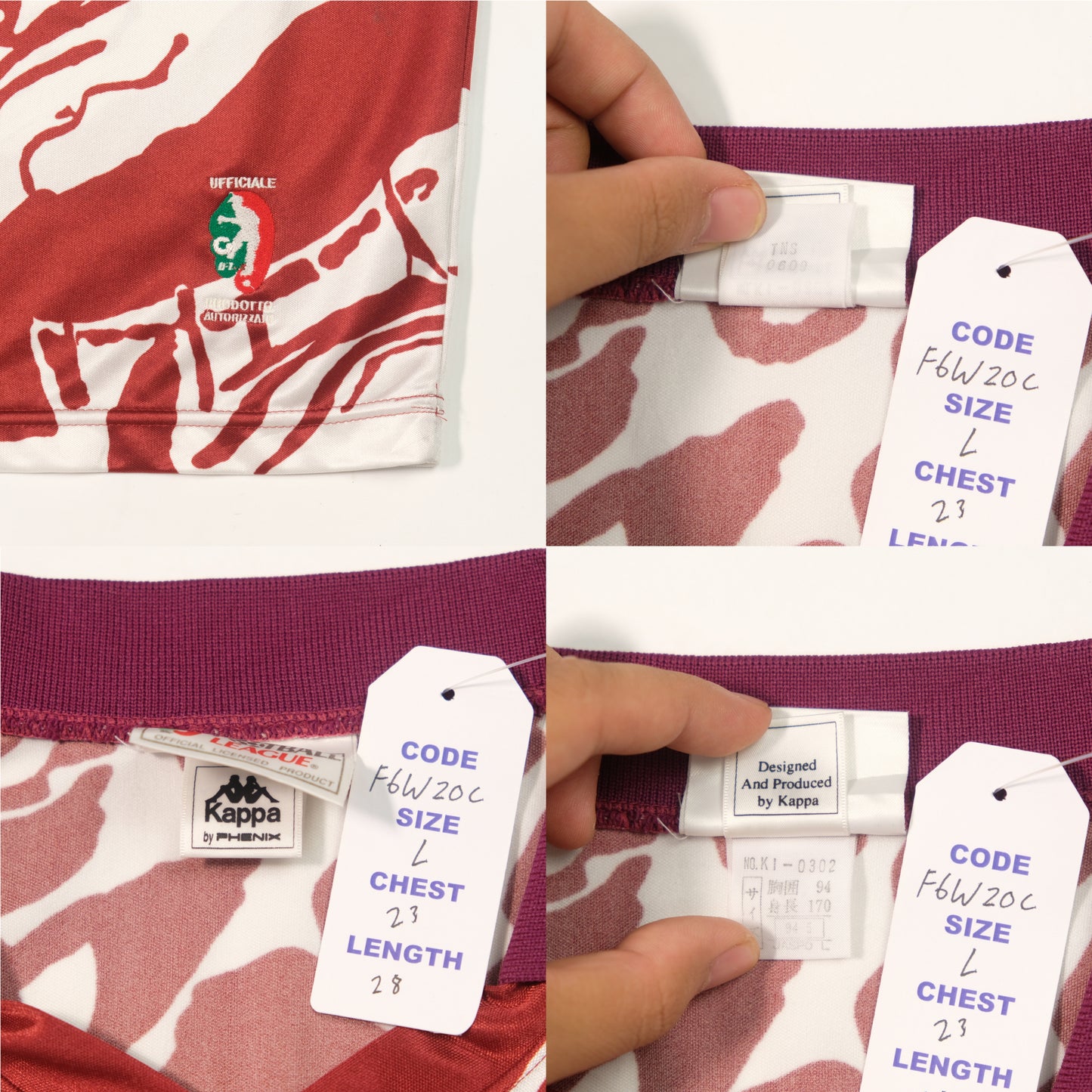 2008 Torino Training Shirt Kappa (L)