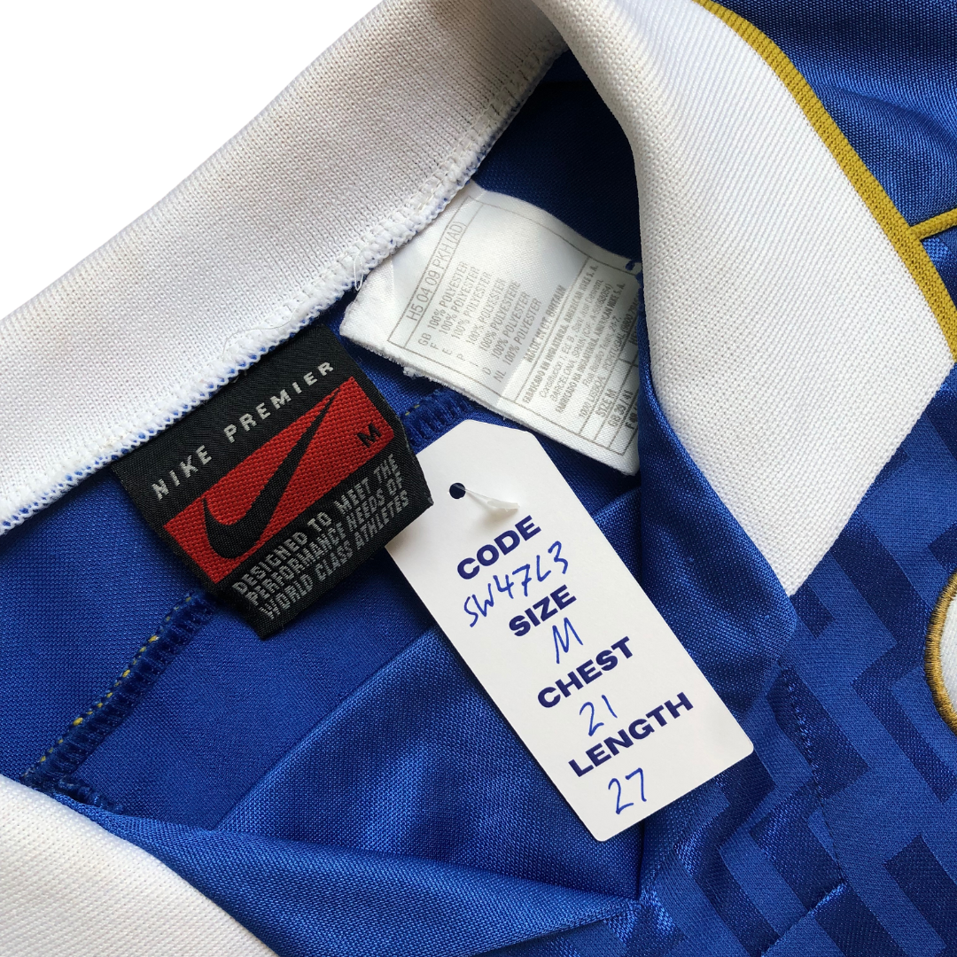 Italy 1995 Nike Original Home Football Shirt Medium