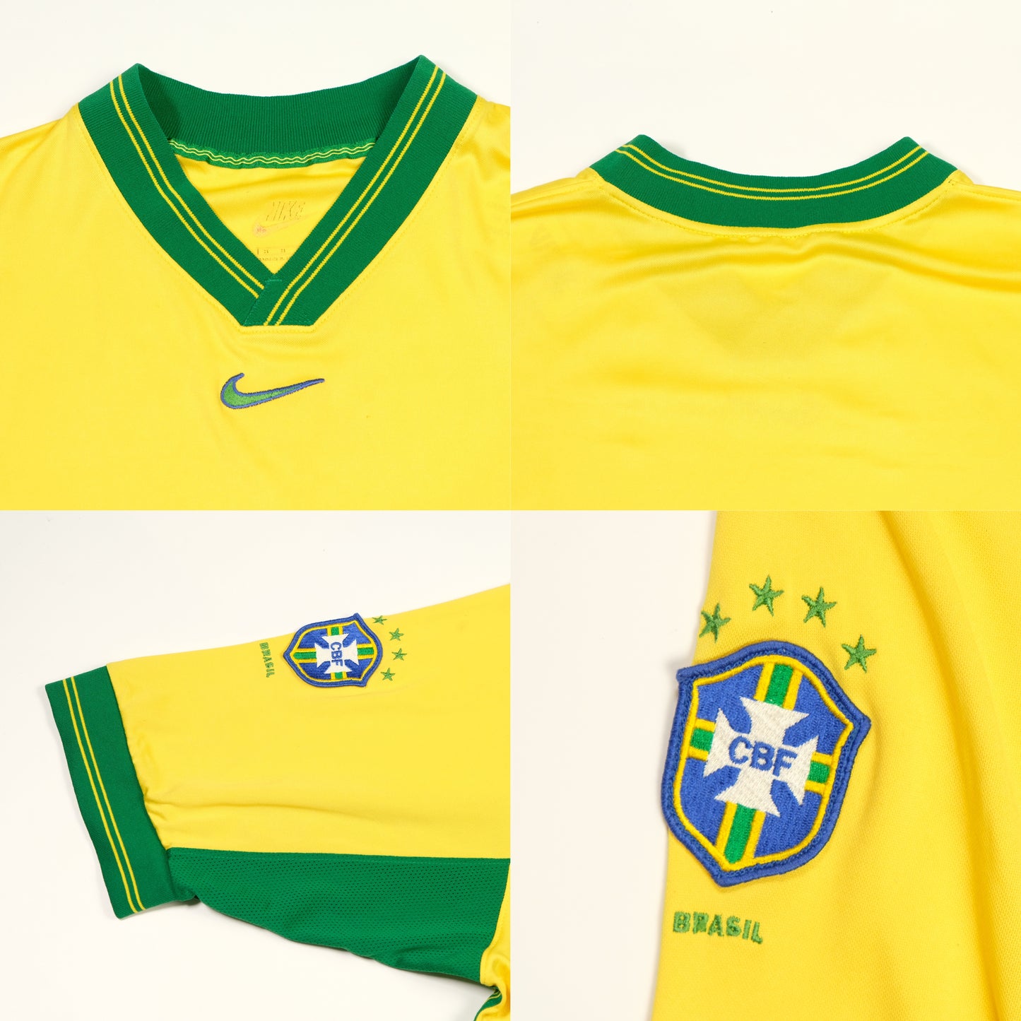 Brazil 1998 Nike Home Football Shirt Medium/Large