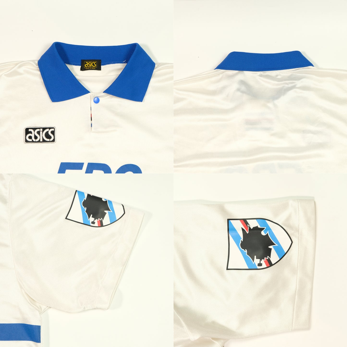 Sampdoria Original Asics 1993/1994 Away Vintage Football Shirt Large