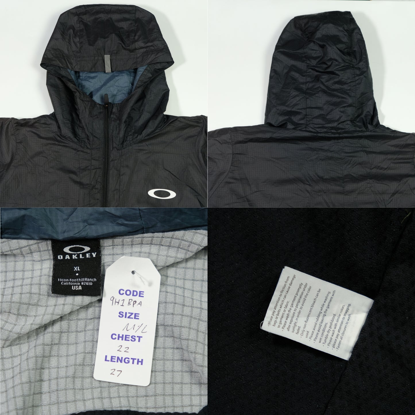 Oakley Windbreaker Jacket Medium/Large
