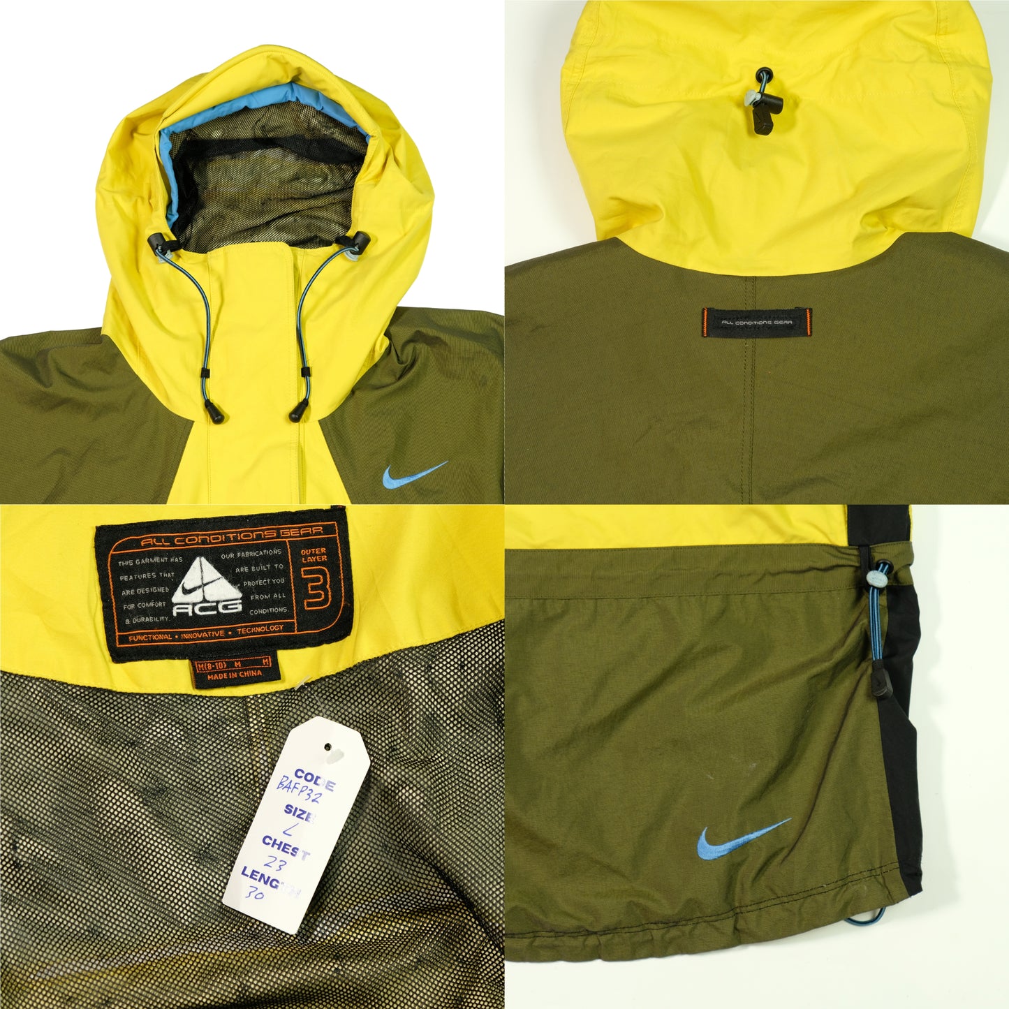 Nike ACG Storm-Fit 1990s Vintage Ski Jacket Large