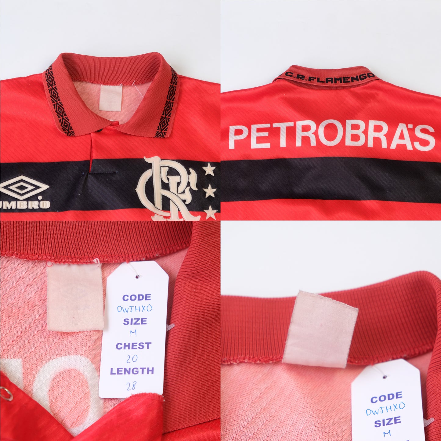 1994/95 Flamengo Home Shirt Umbro (M)
