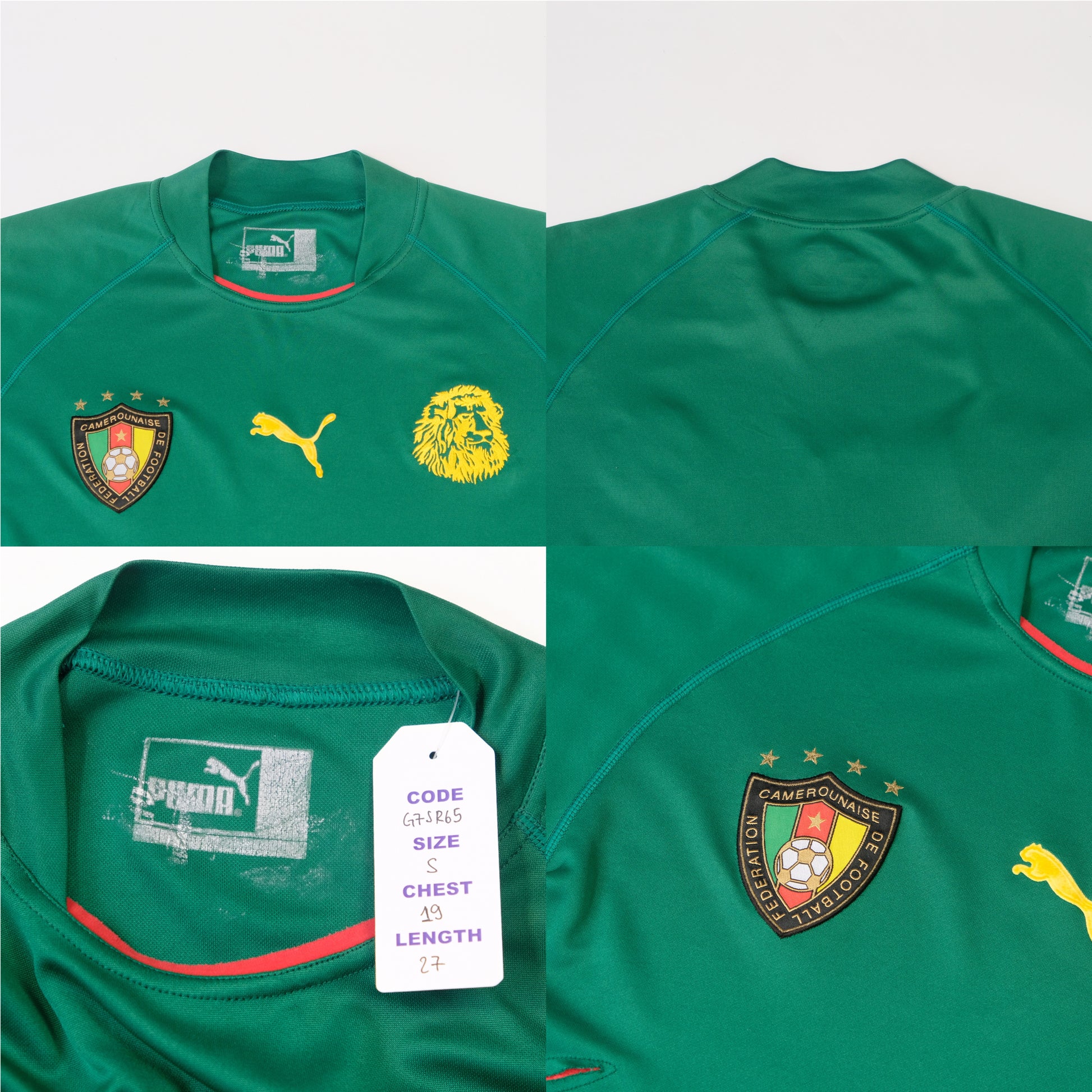 2004/06 Cameroon Home Shirt Puma (S/M)
