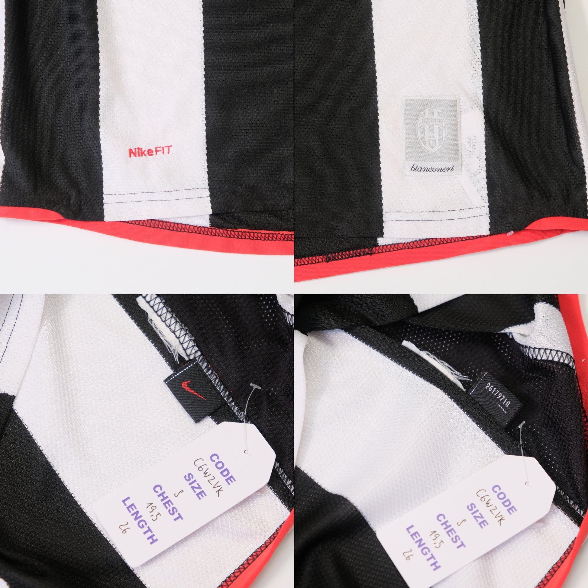 2007/08 Juventus Home Shirt Nike Nedved (S)
