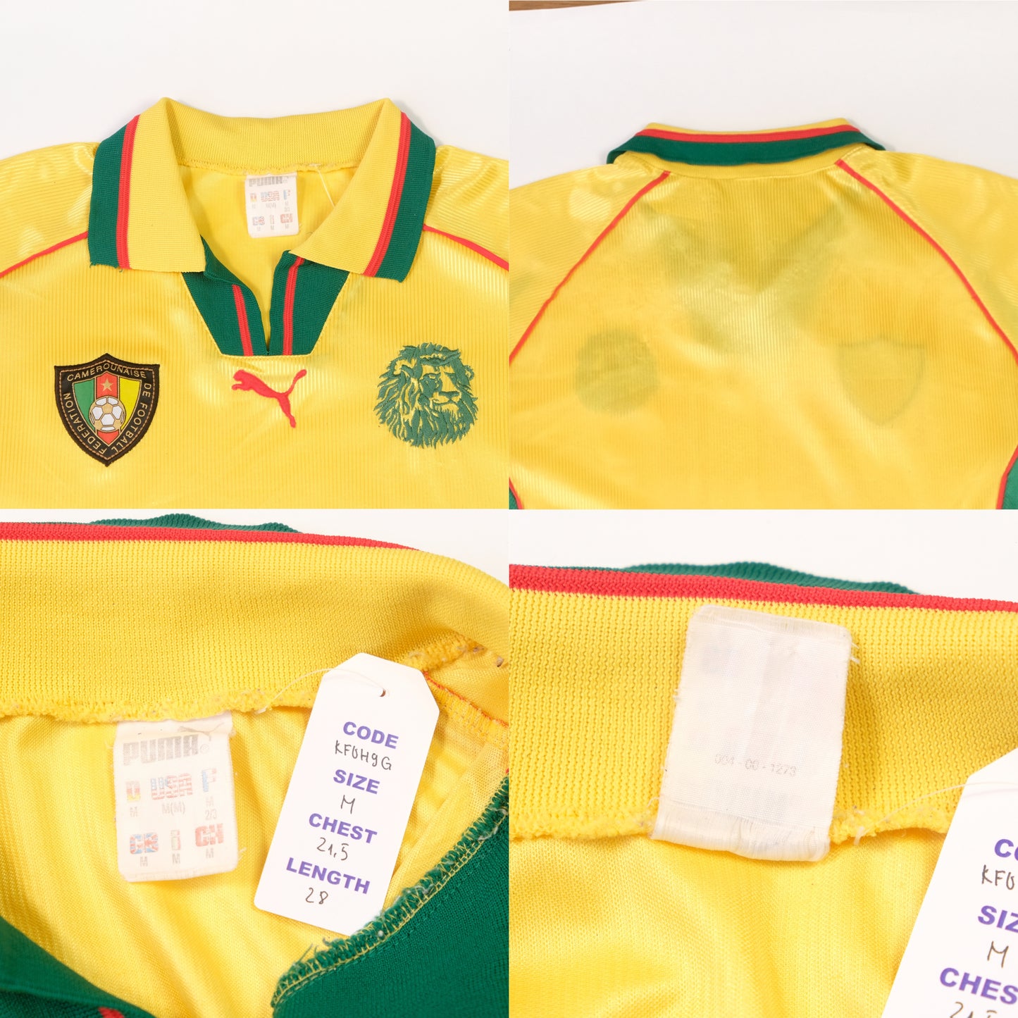 1998/99 Cameroon Away Shirt Puma (M)